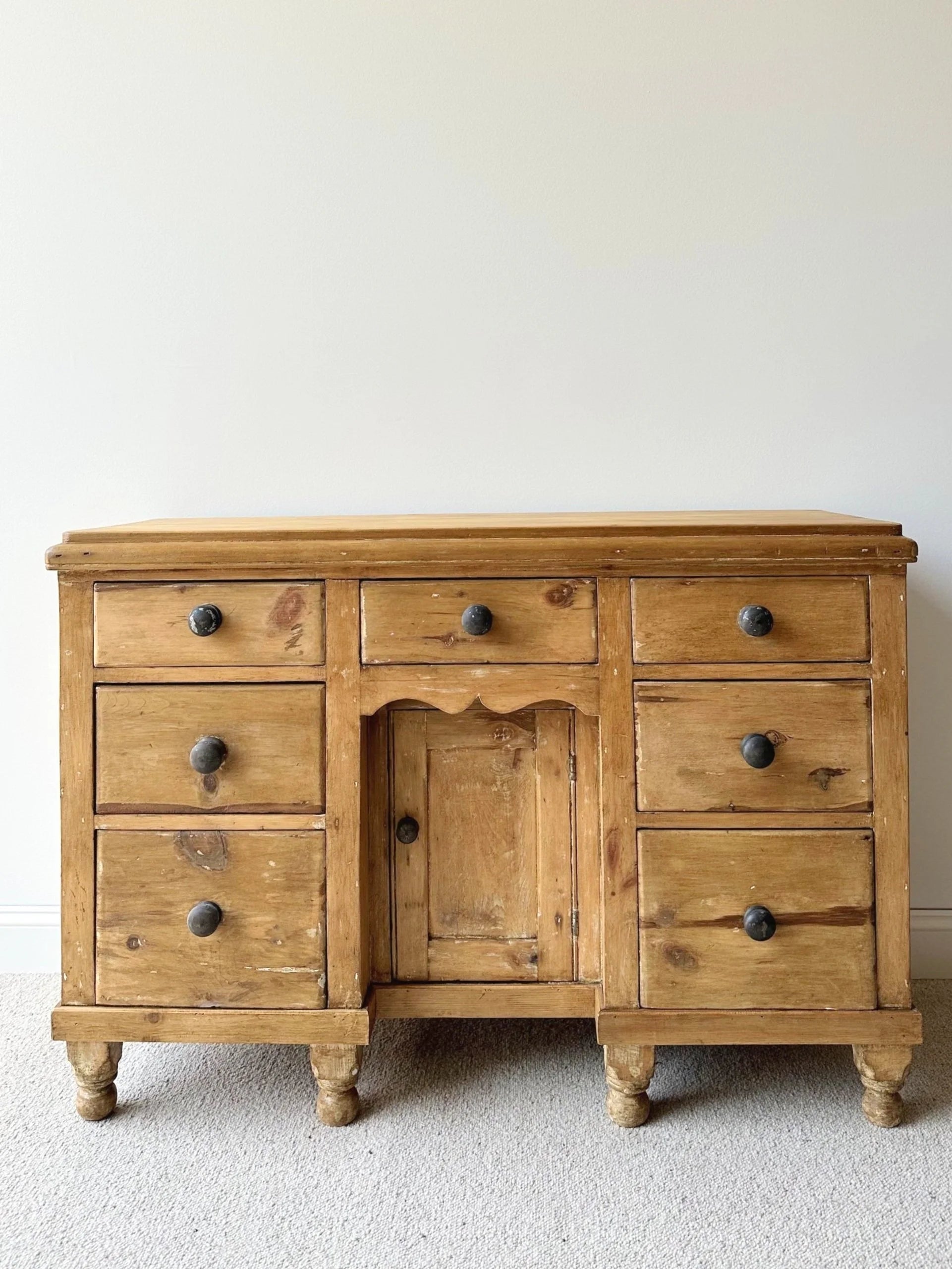 Victorian pine sideboard