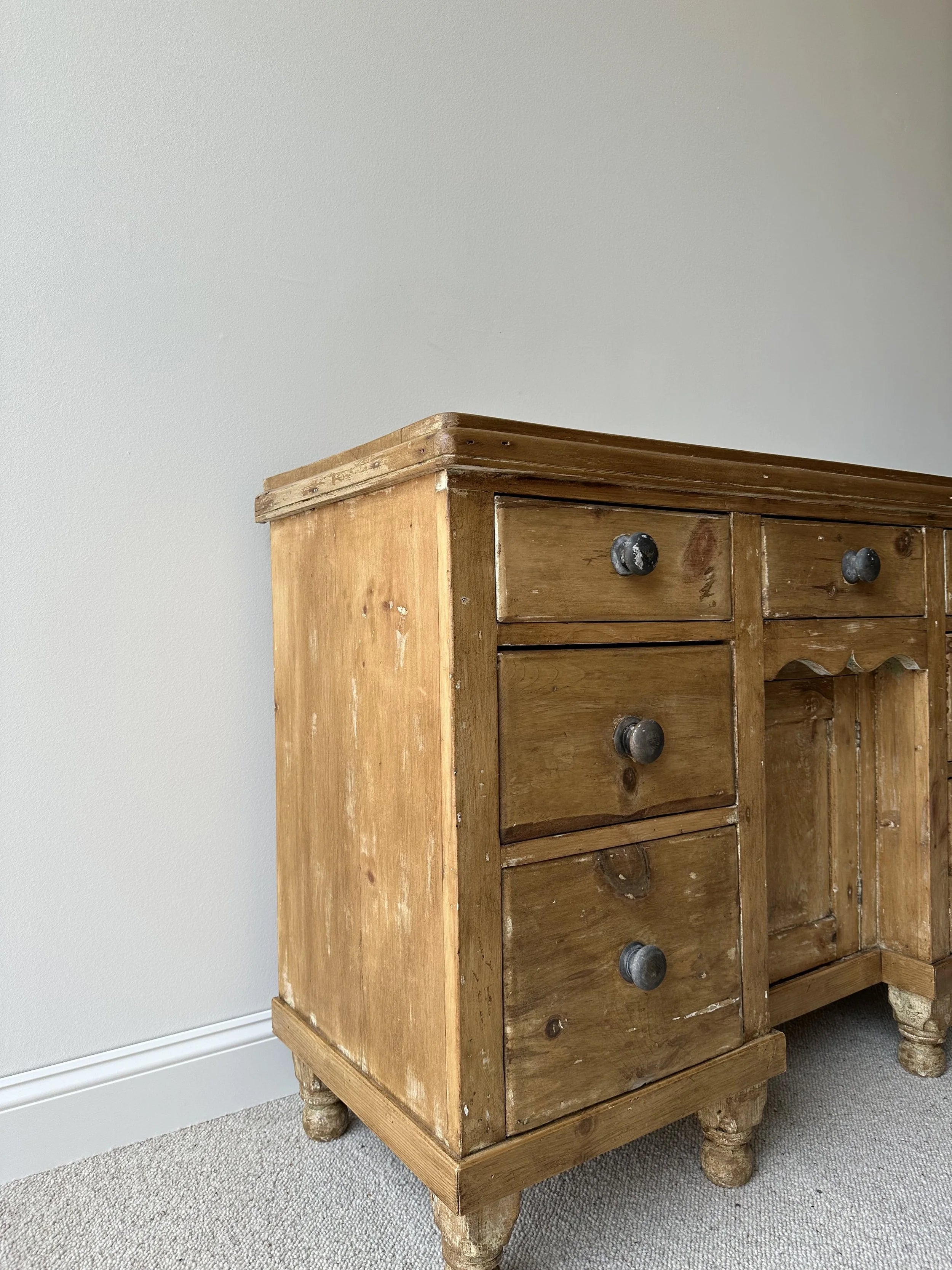 Victorian pine sideboard