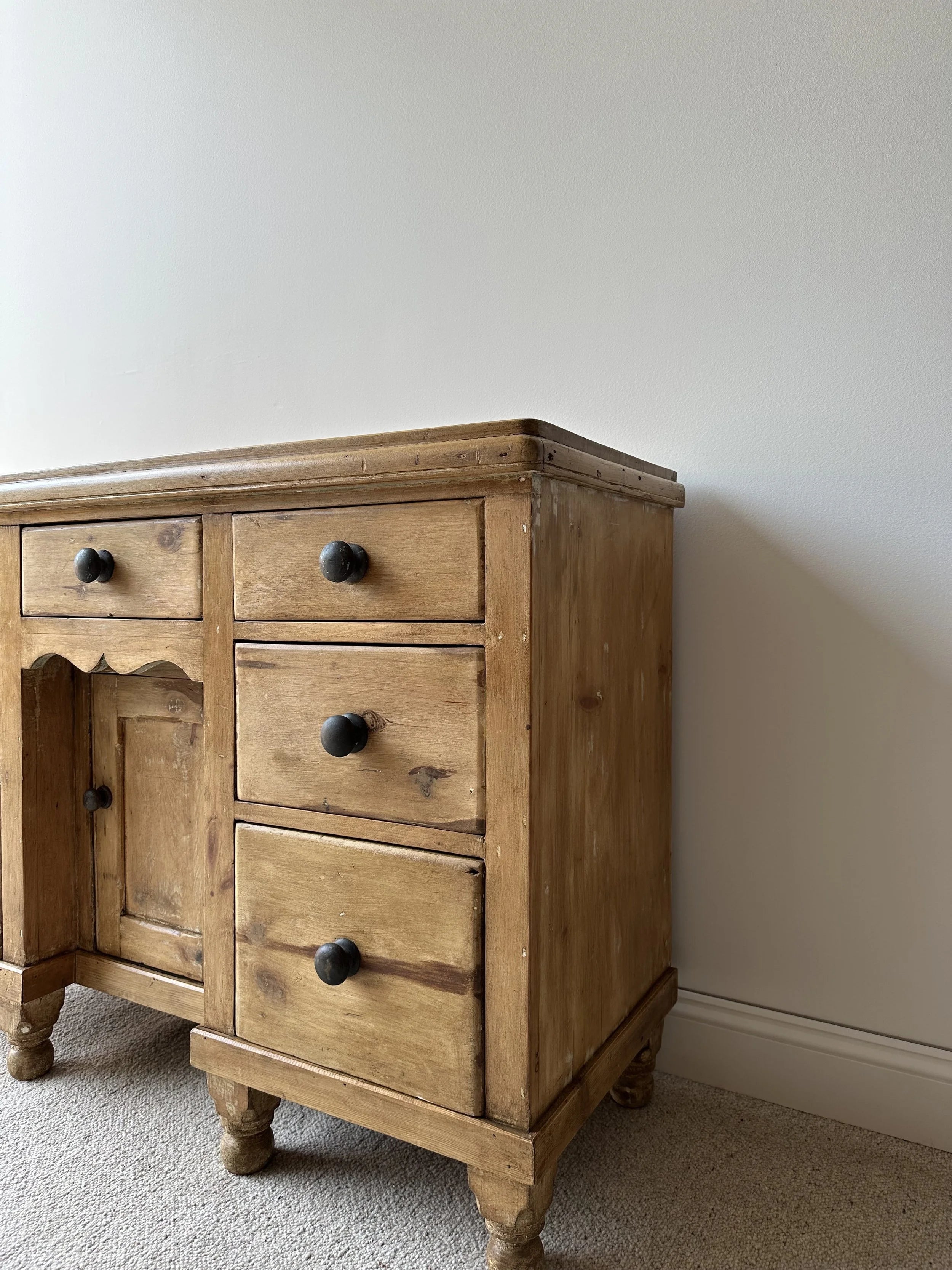 Victorian pine sideboard