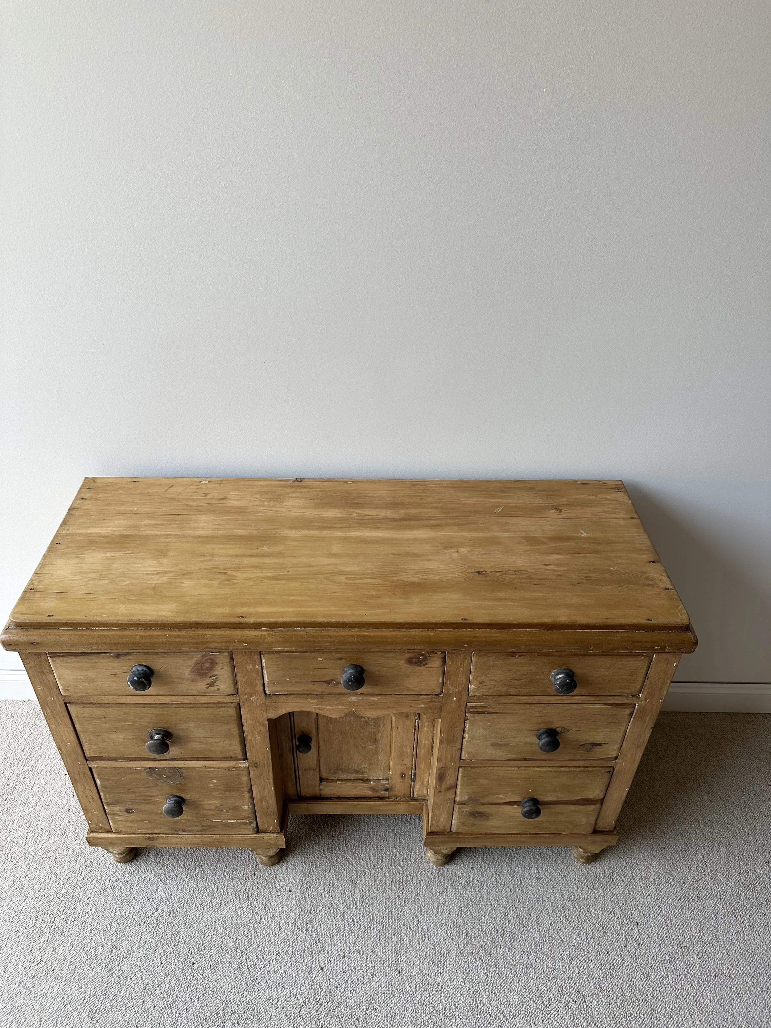 Victorian pine sideboard