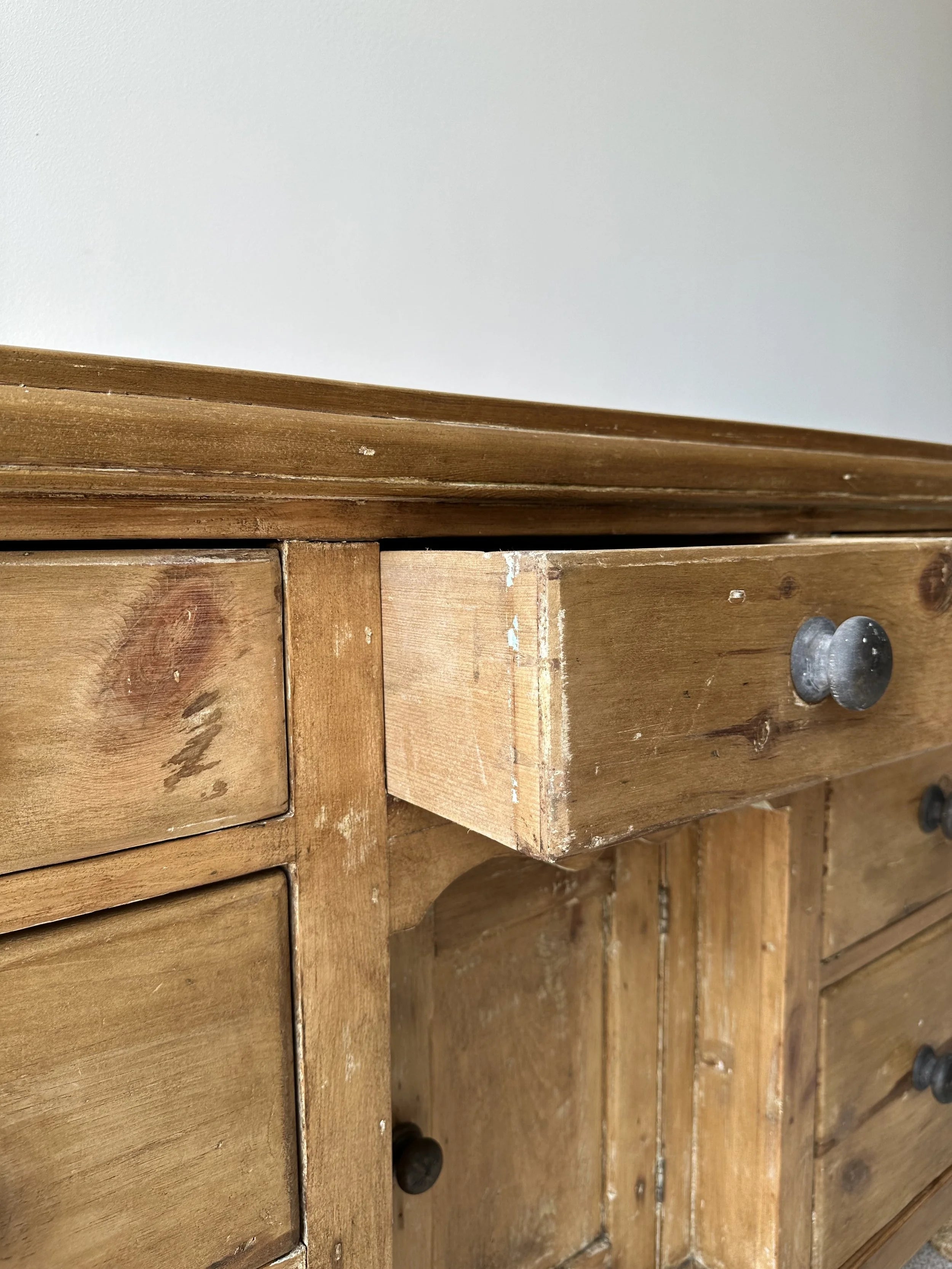 Victorian pine sideboard