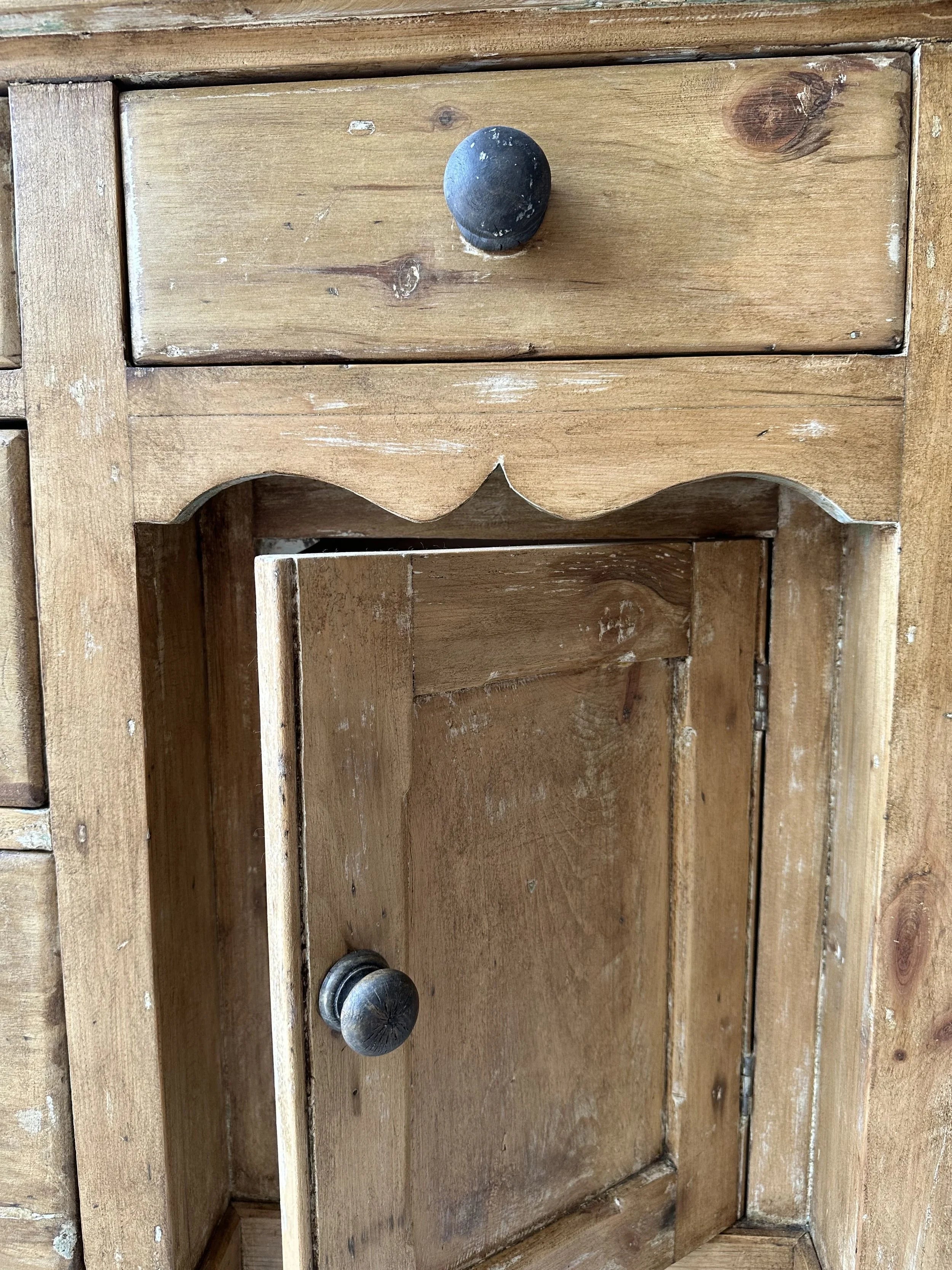Victorian pine sideboard