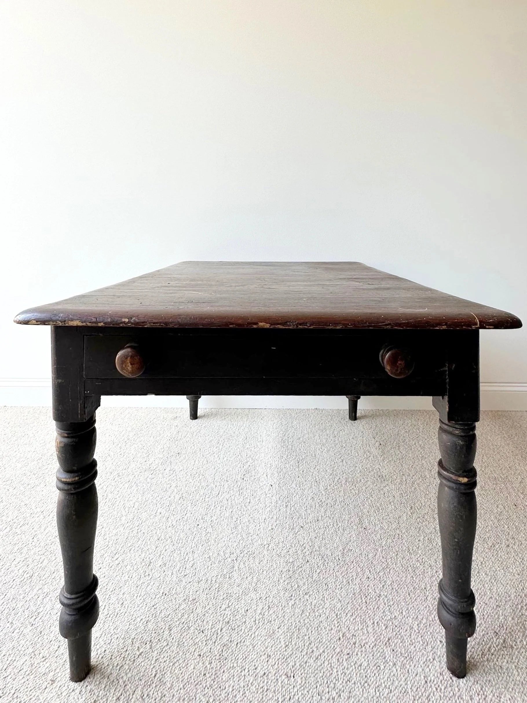 Victorian welsh pine table