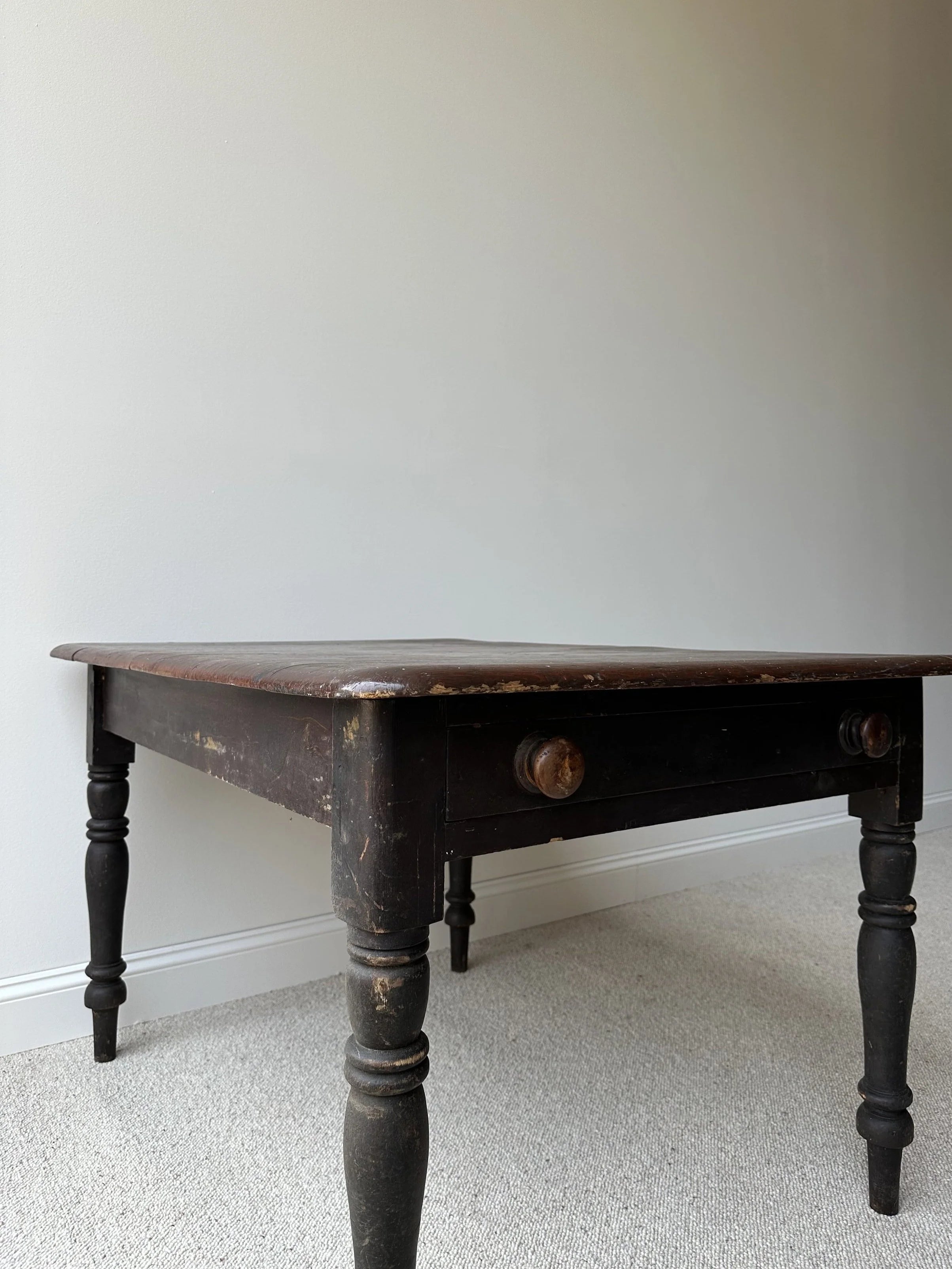 Victorian welsh pine table