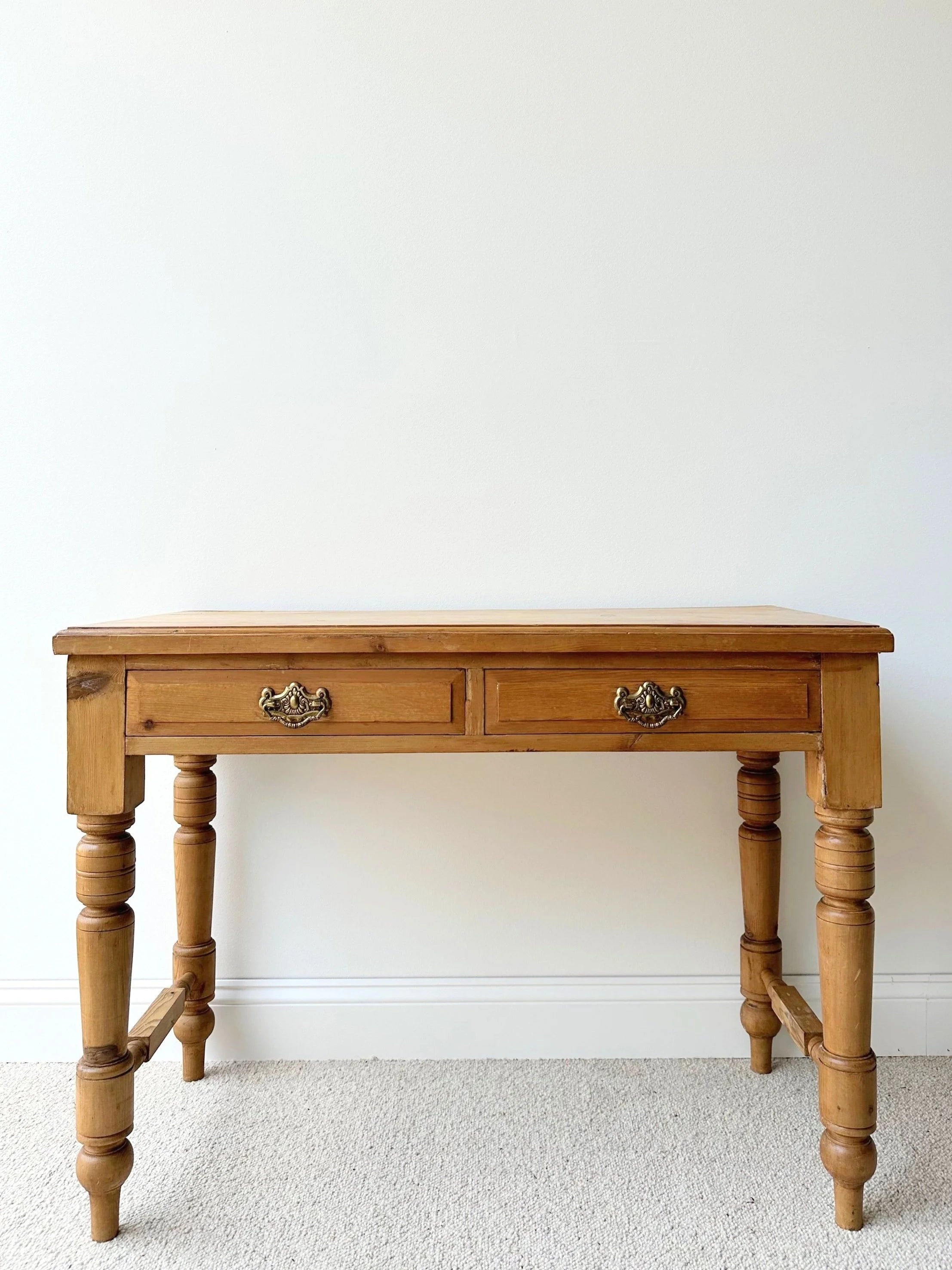 English antique pine table