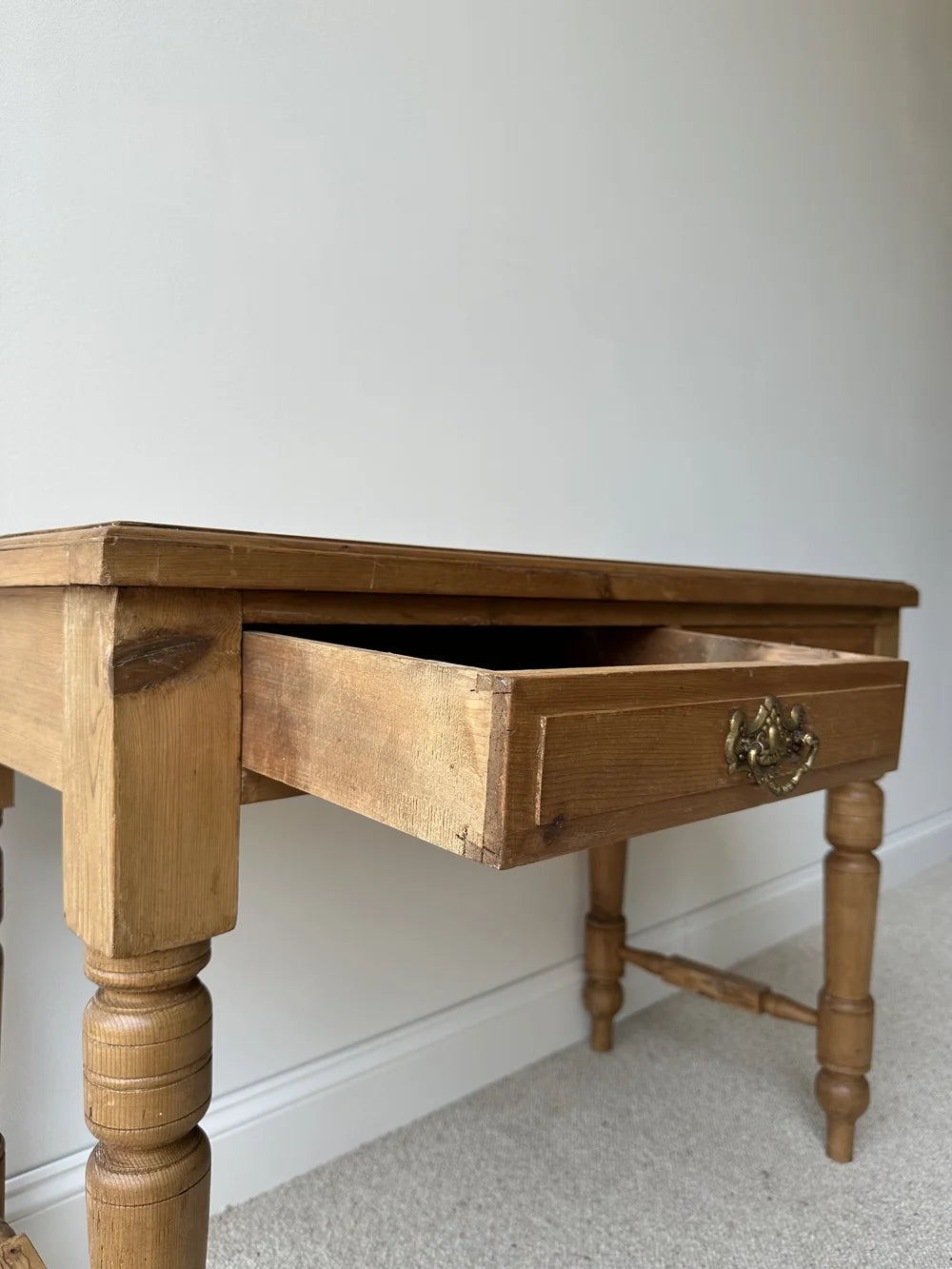 English antique pine table