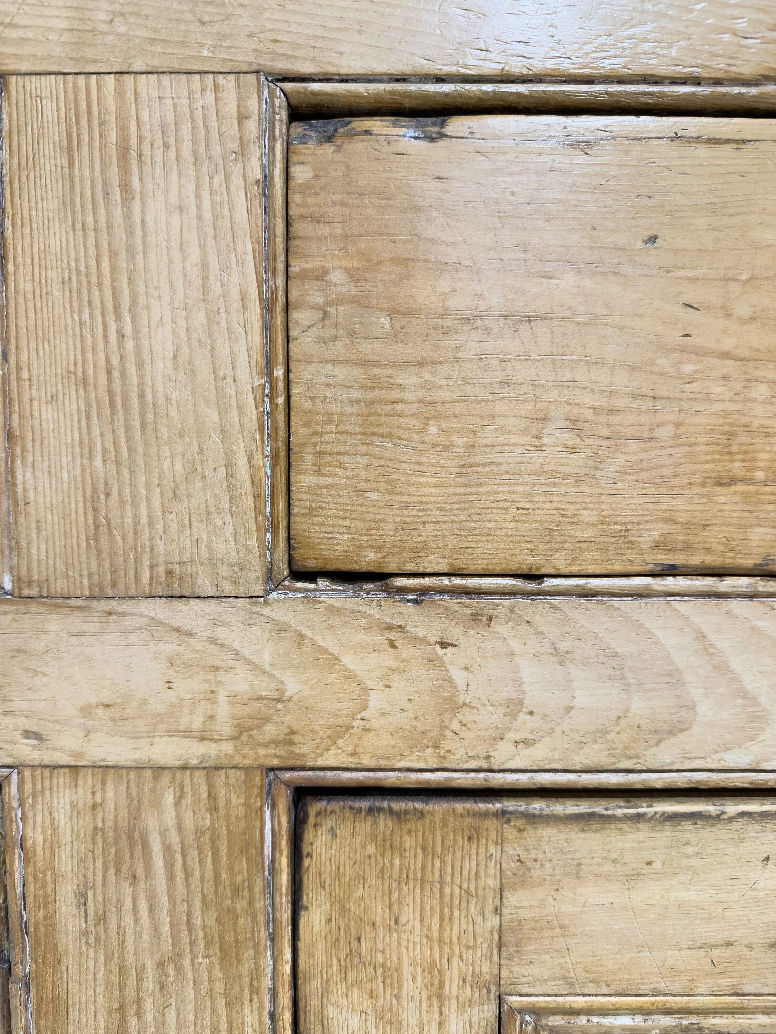 Monumental English pine kitchen dresser