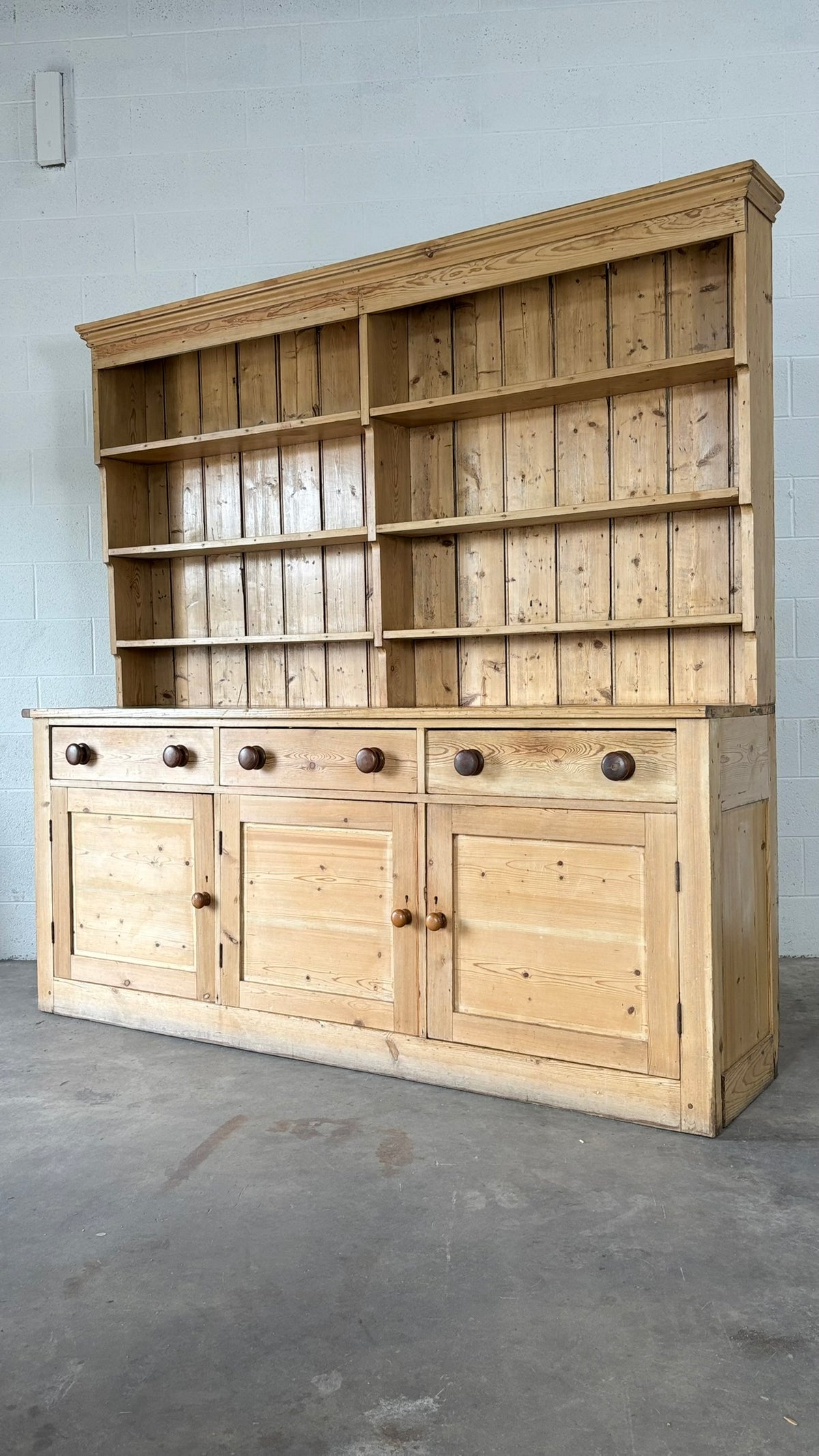 English Pine Kitchen Dresser