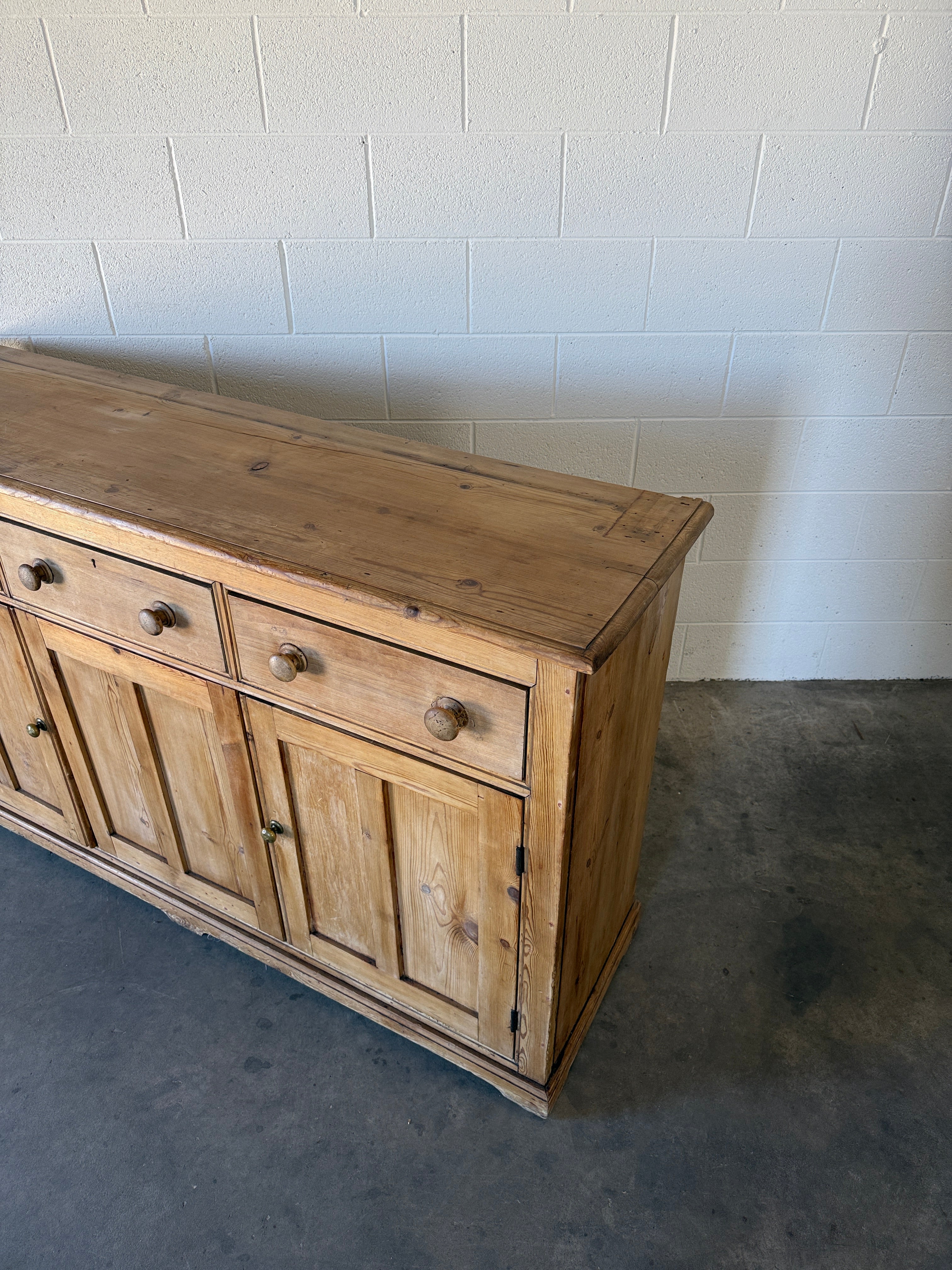 Antique pine sideboard