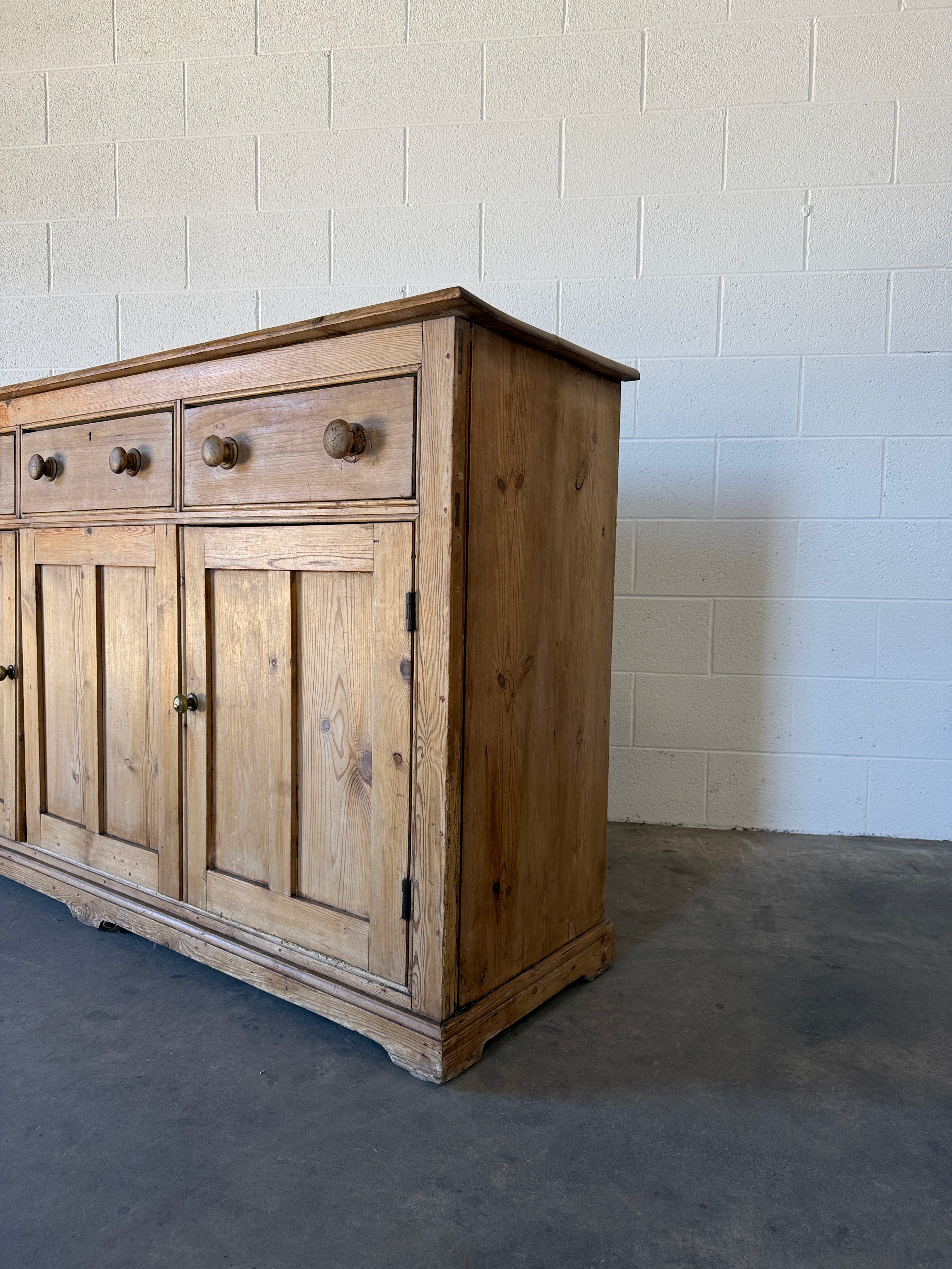 Antique pine sideboard