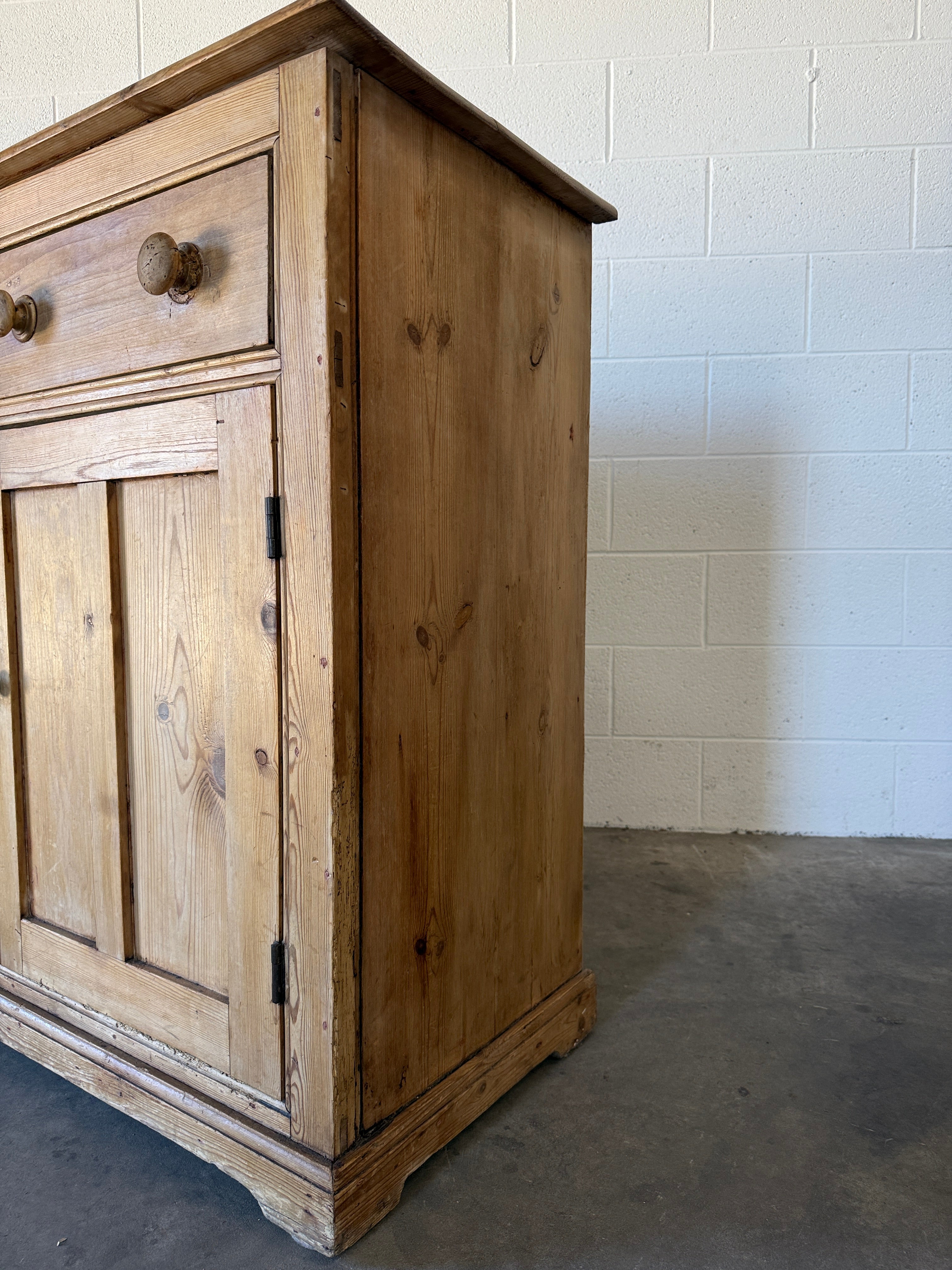 Antique pine sideboard
