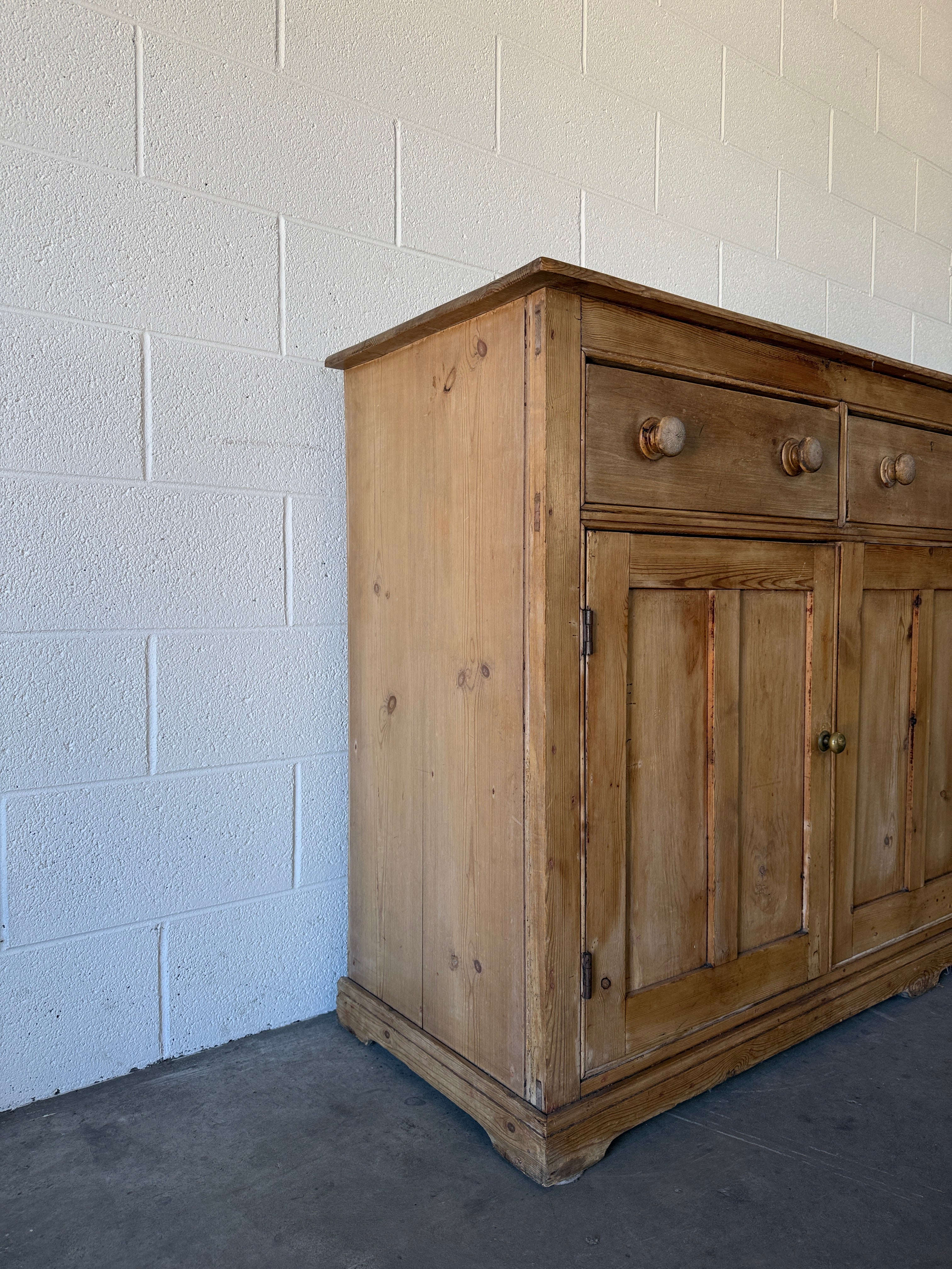 Antique pine sideboard
