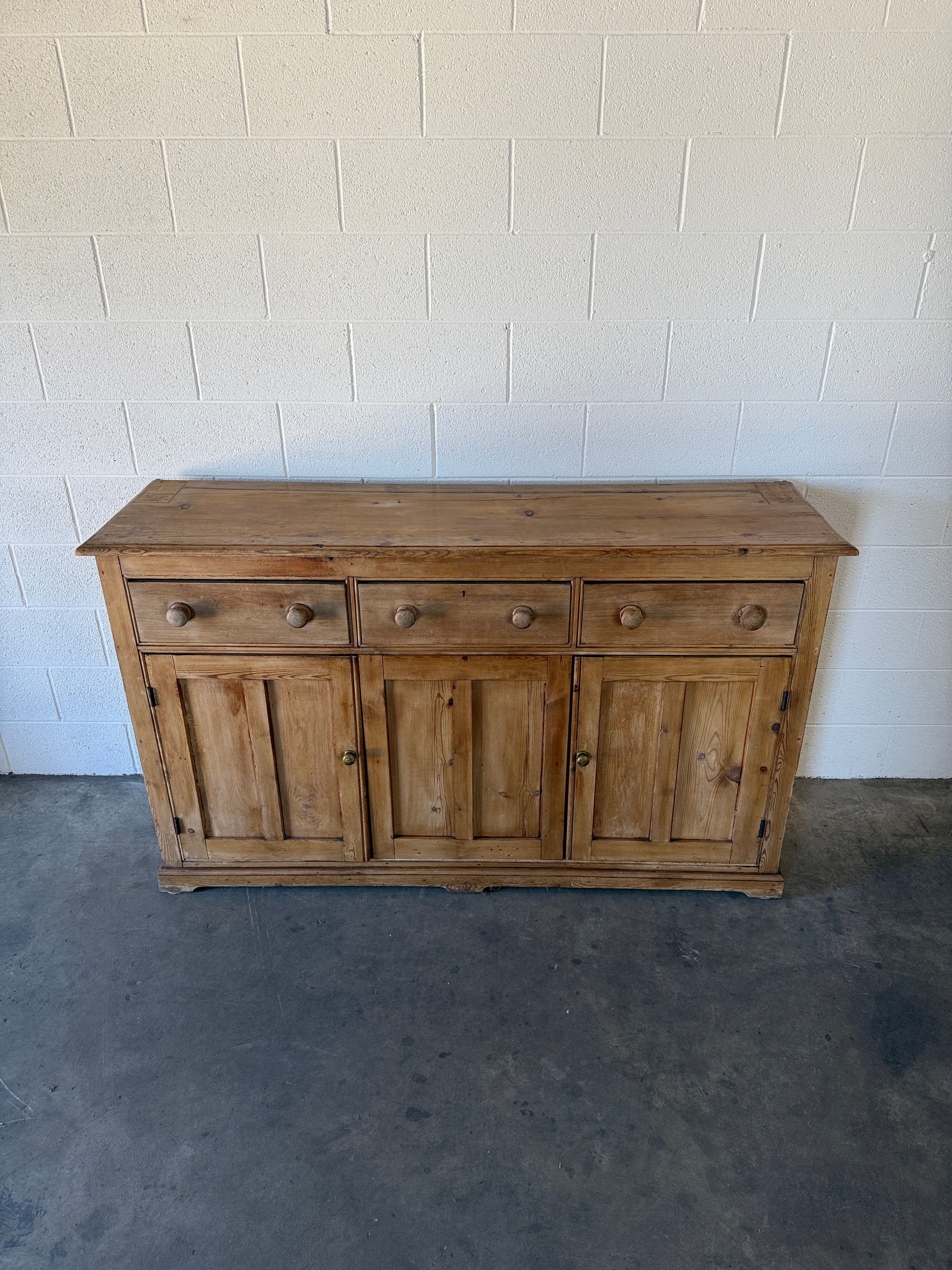 Antique pine sideboard