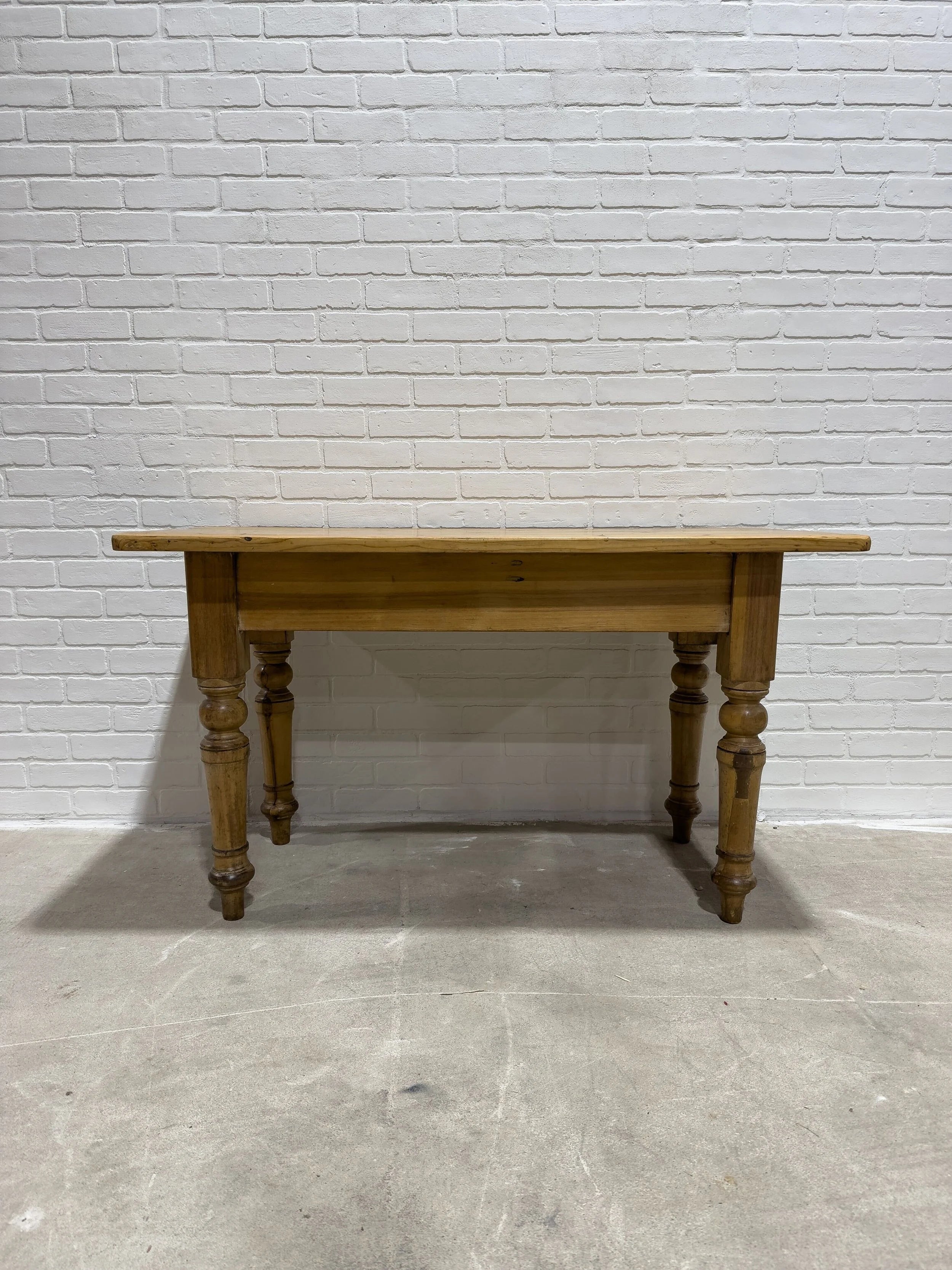 Small victorian pine table