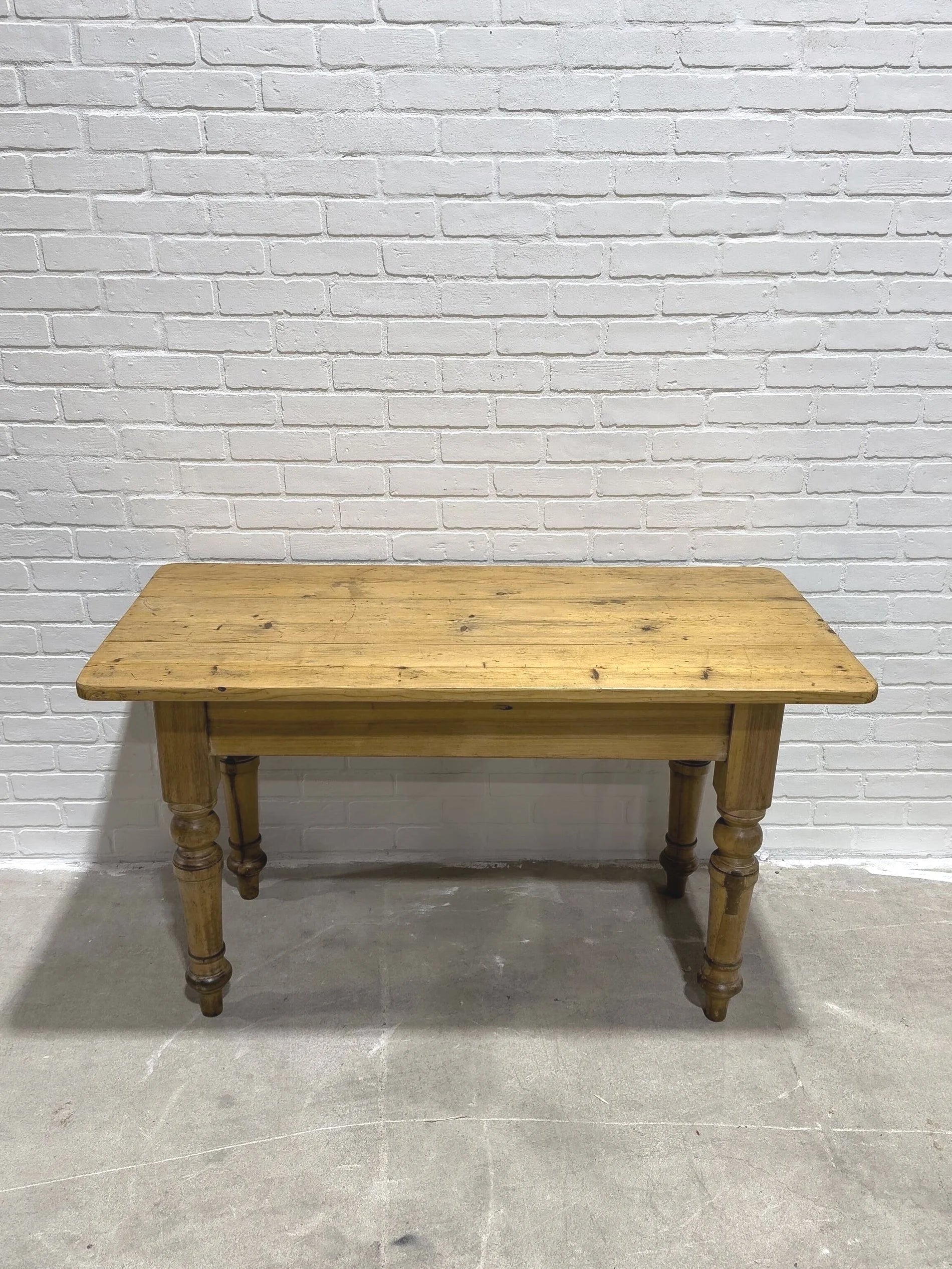 Small victorian pine table