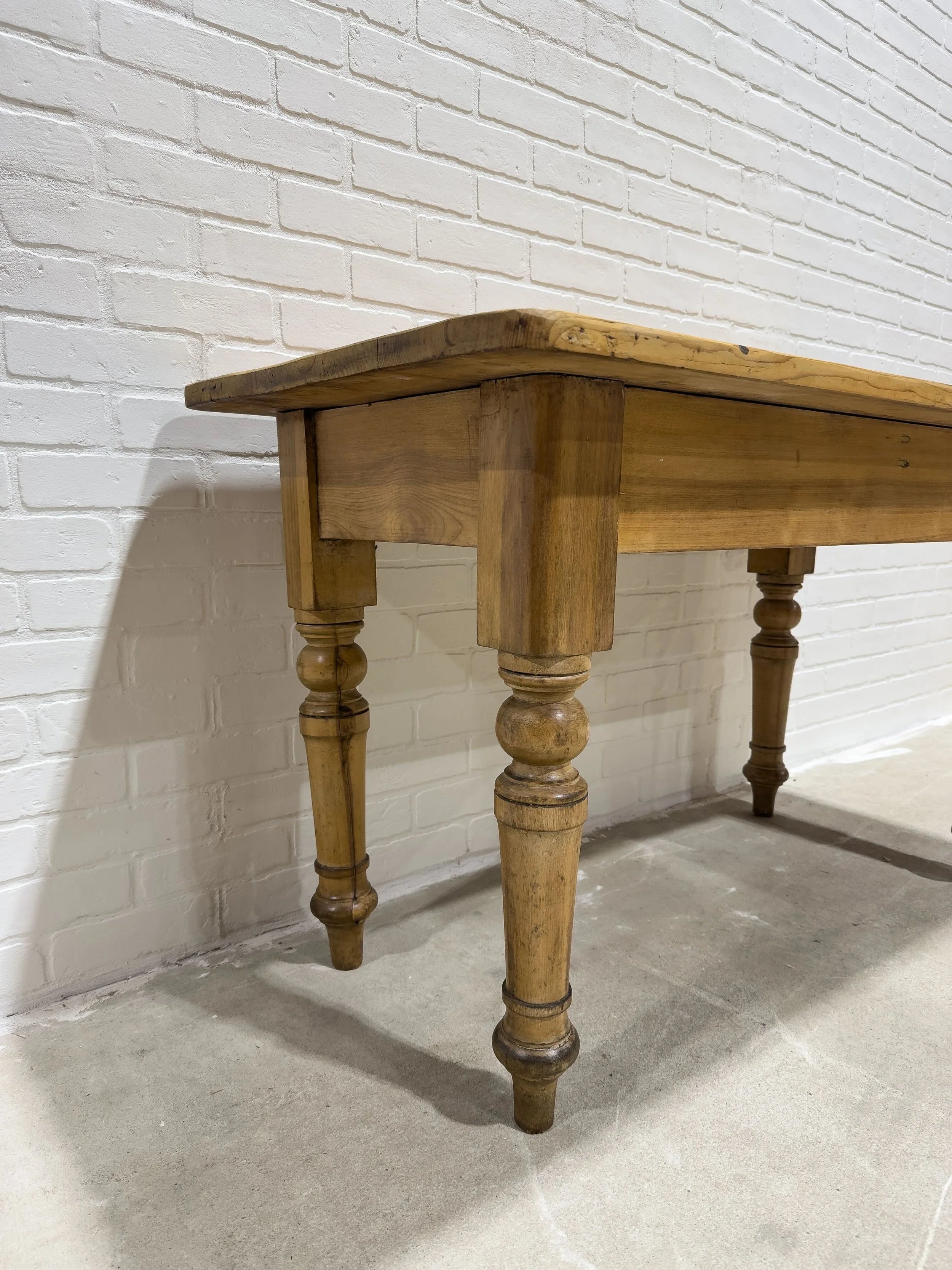 Small victorian pine table