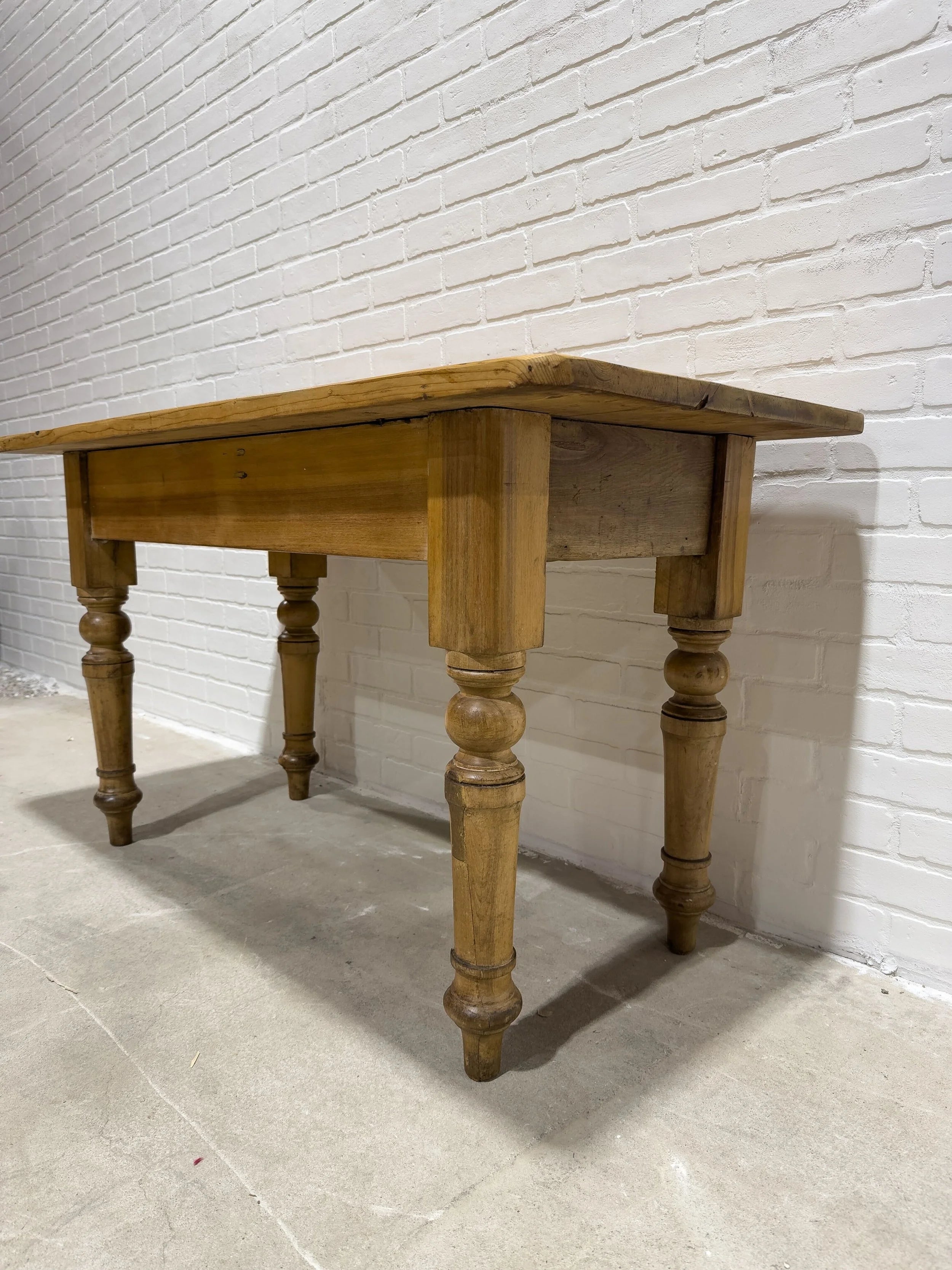 Small victorian pine table
