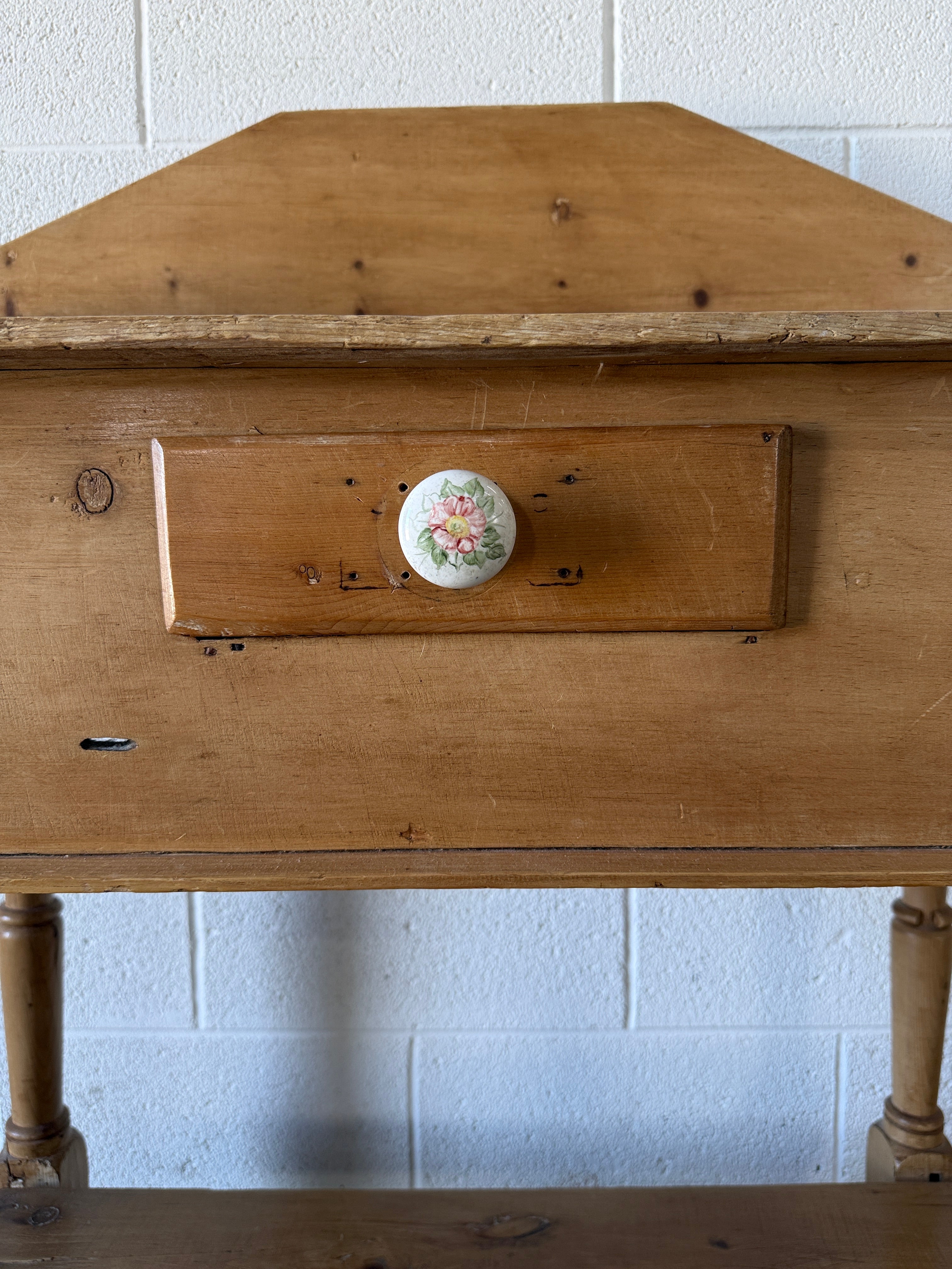 Gorgeous Antique Pine Side Table