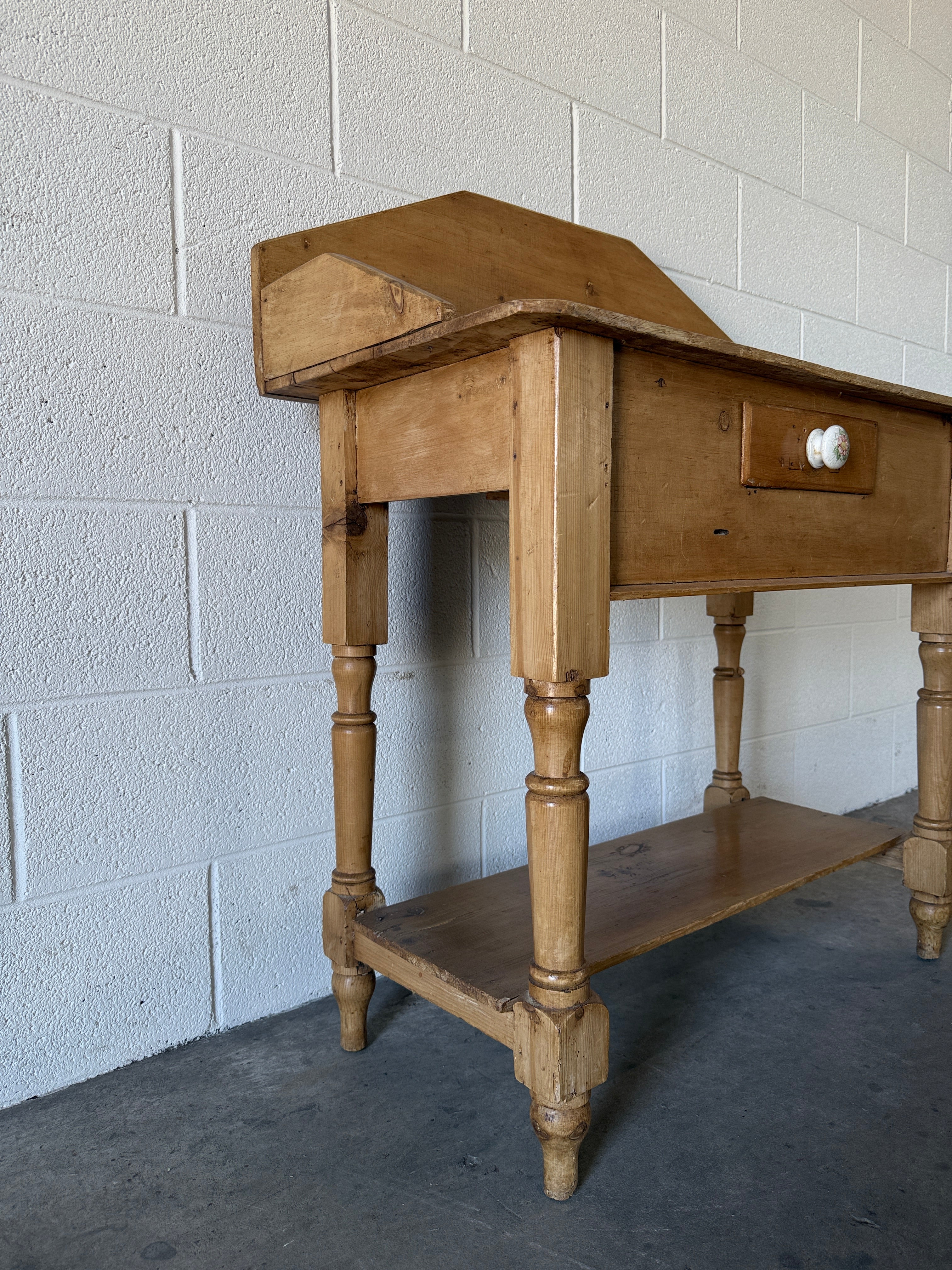 Gorgeous Antique Pine Side Table