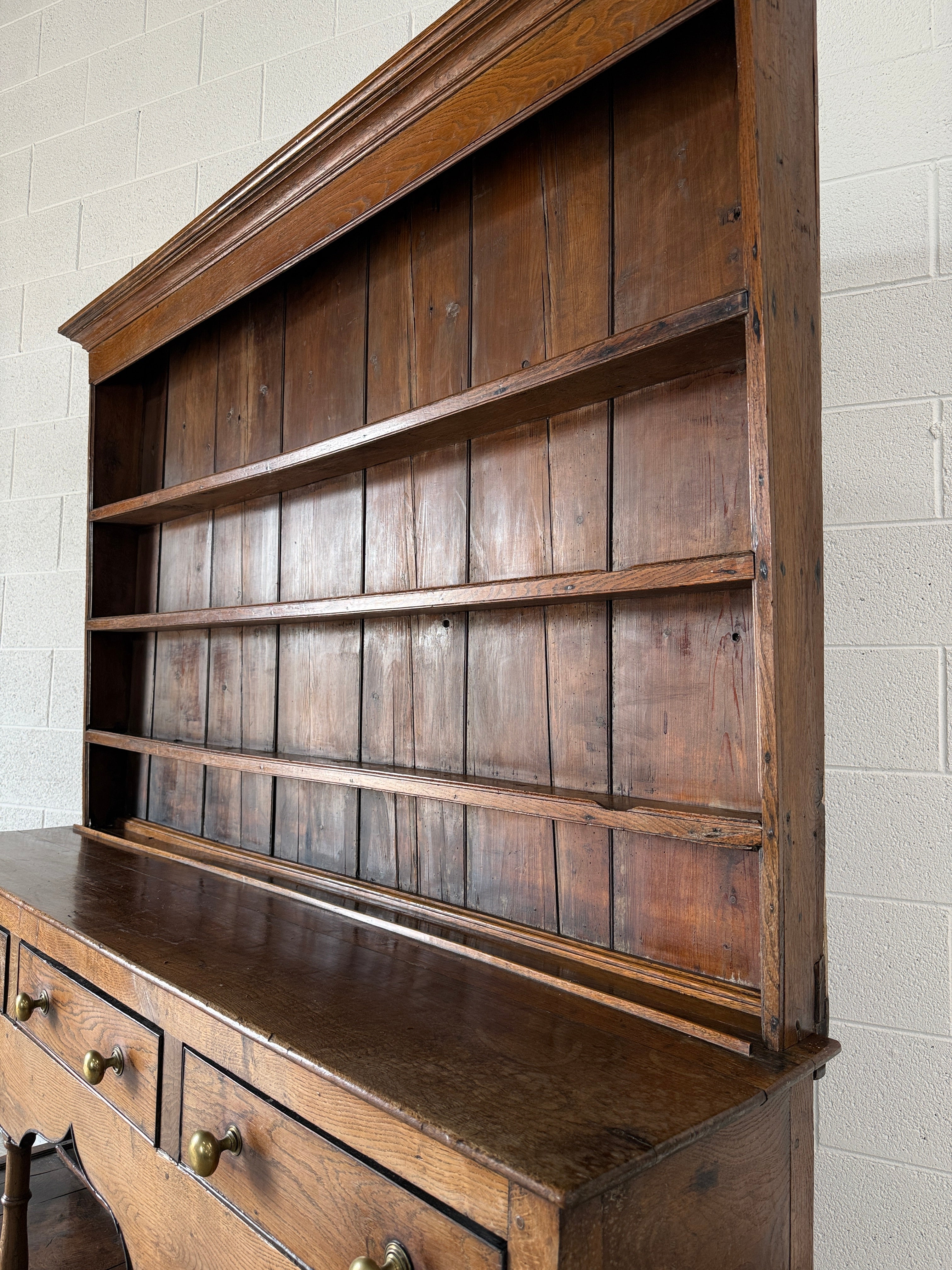 Welsh oak antique kitchem dresser or hutch