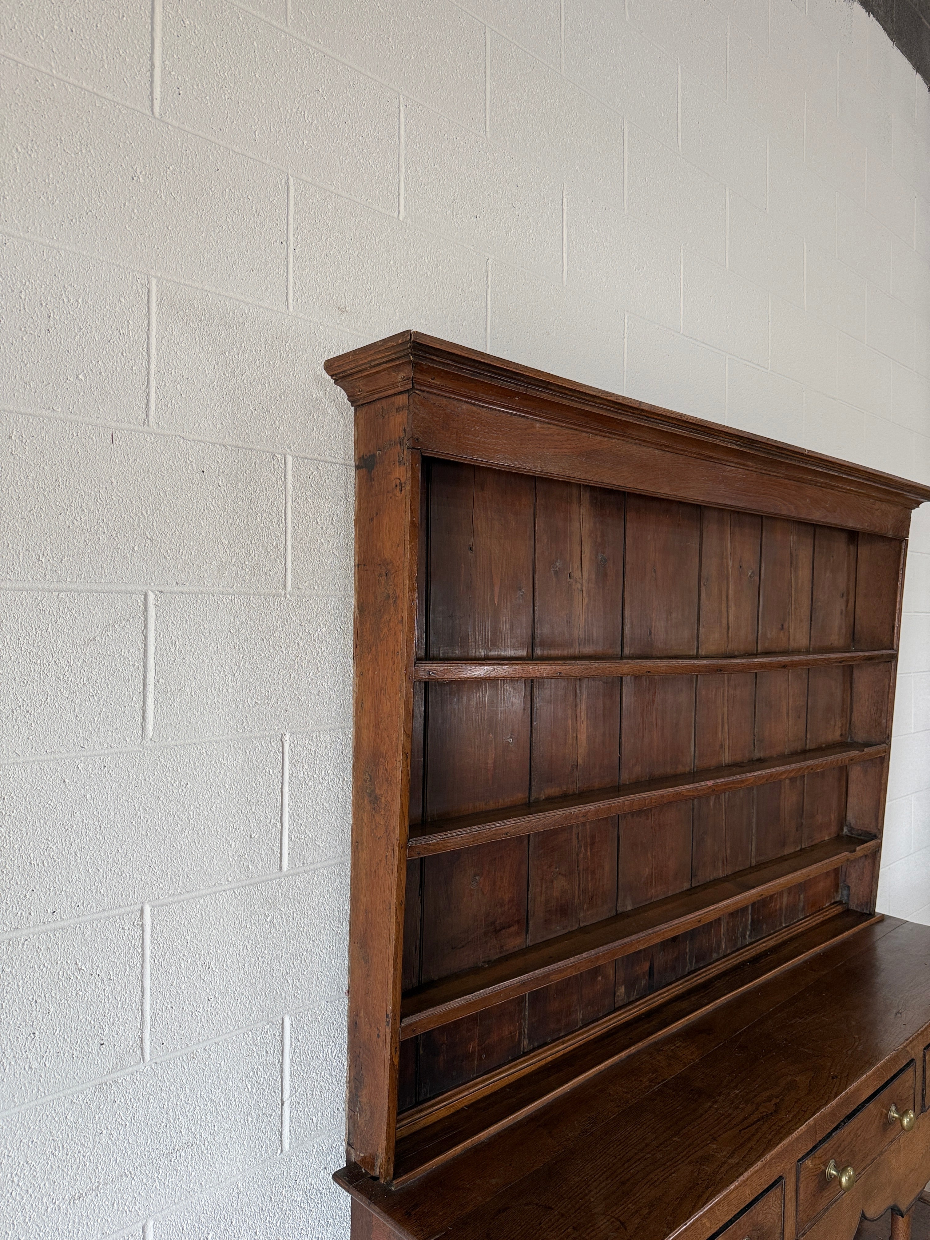 Welsh oak antique kitchem dresser or hutch