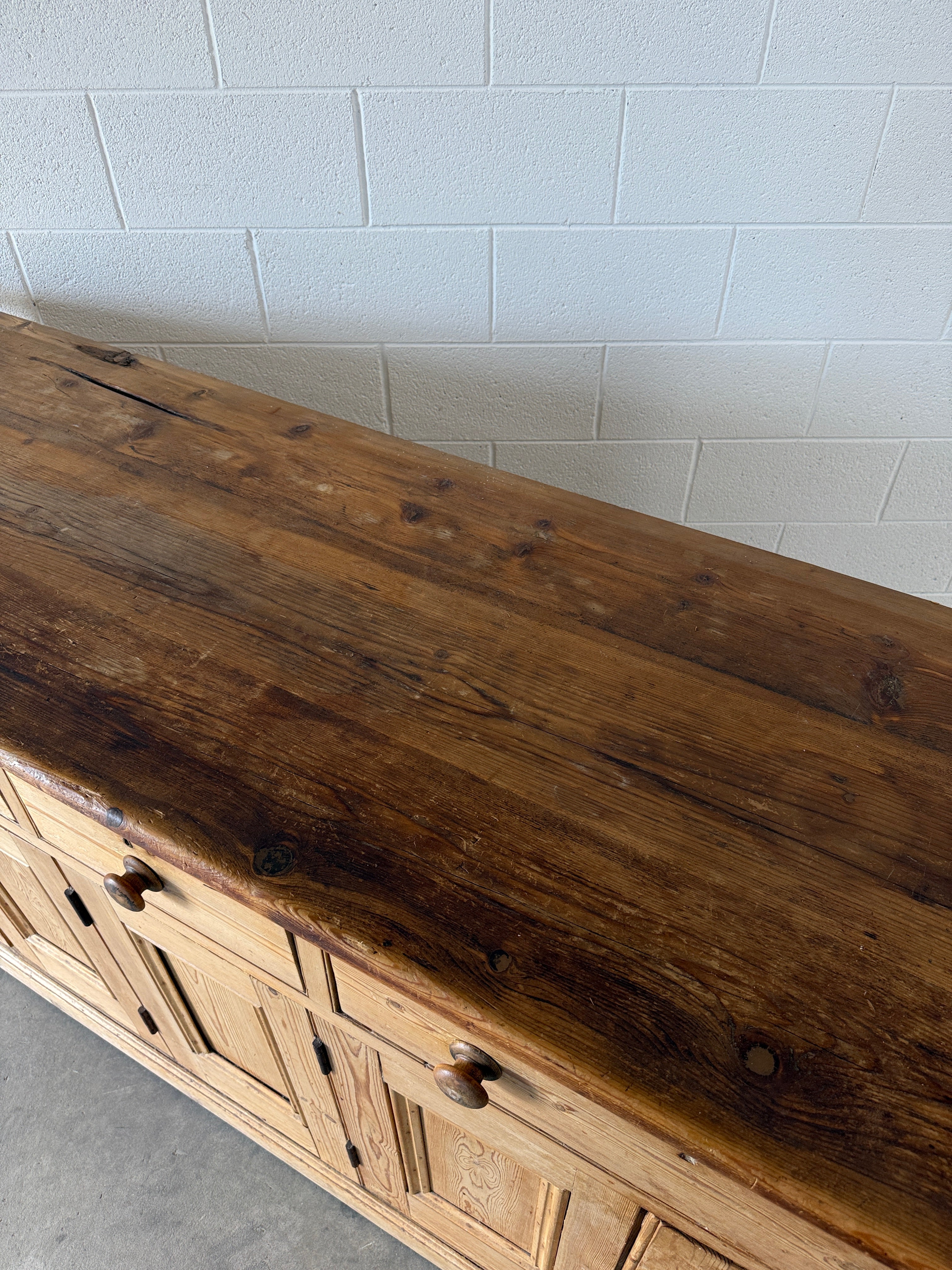 Mellow Antique Pine Sideboard