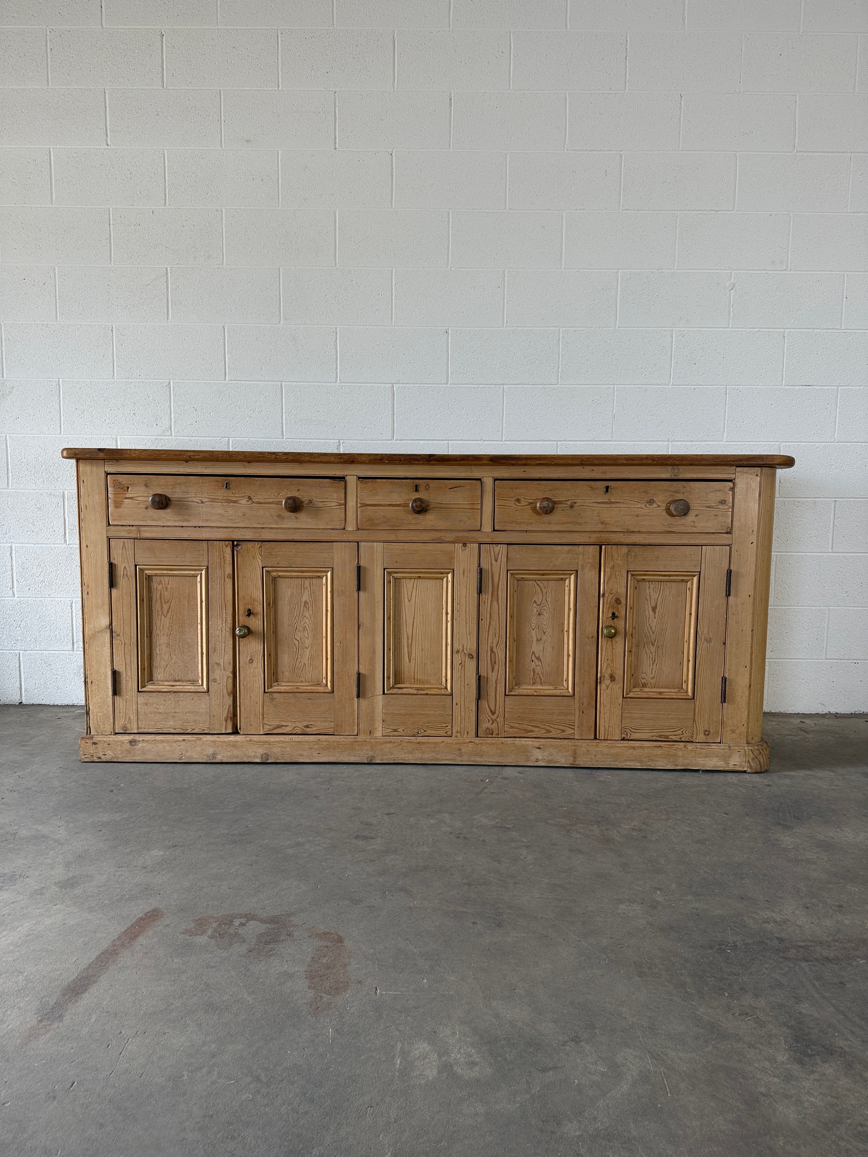 Mellow Antique Pine Sideboard