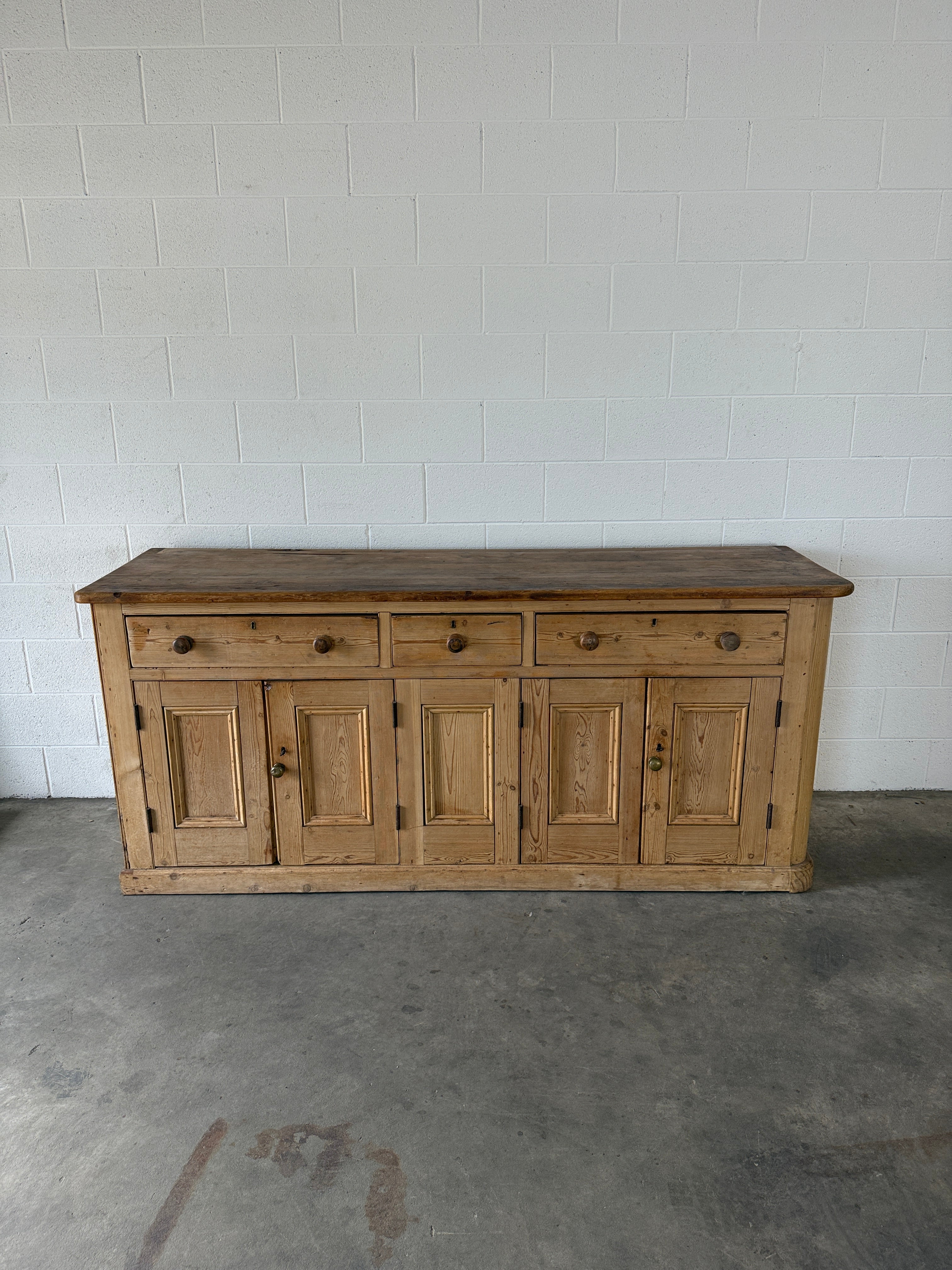 Mellow Antique Pine Sideboard