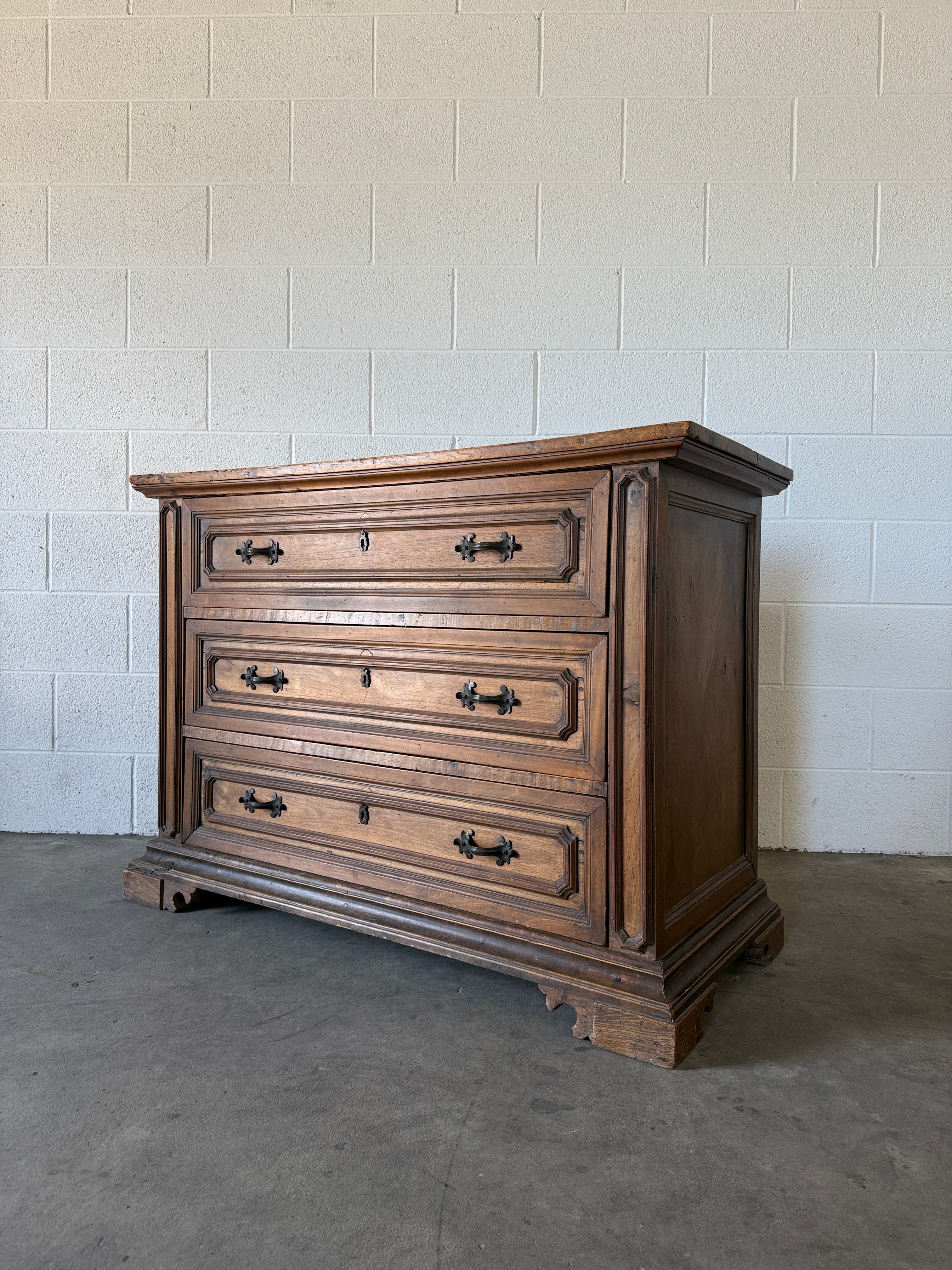 Antique French Walnut Chest of Drawers