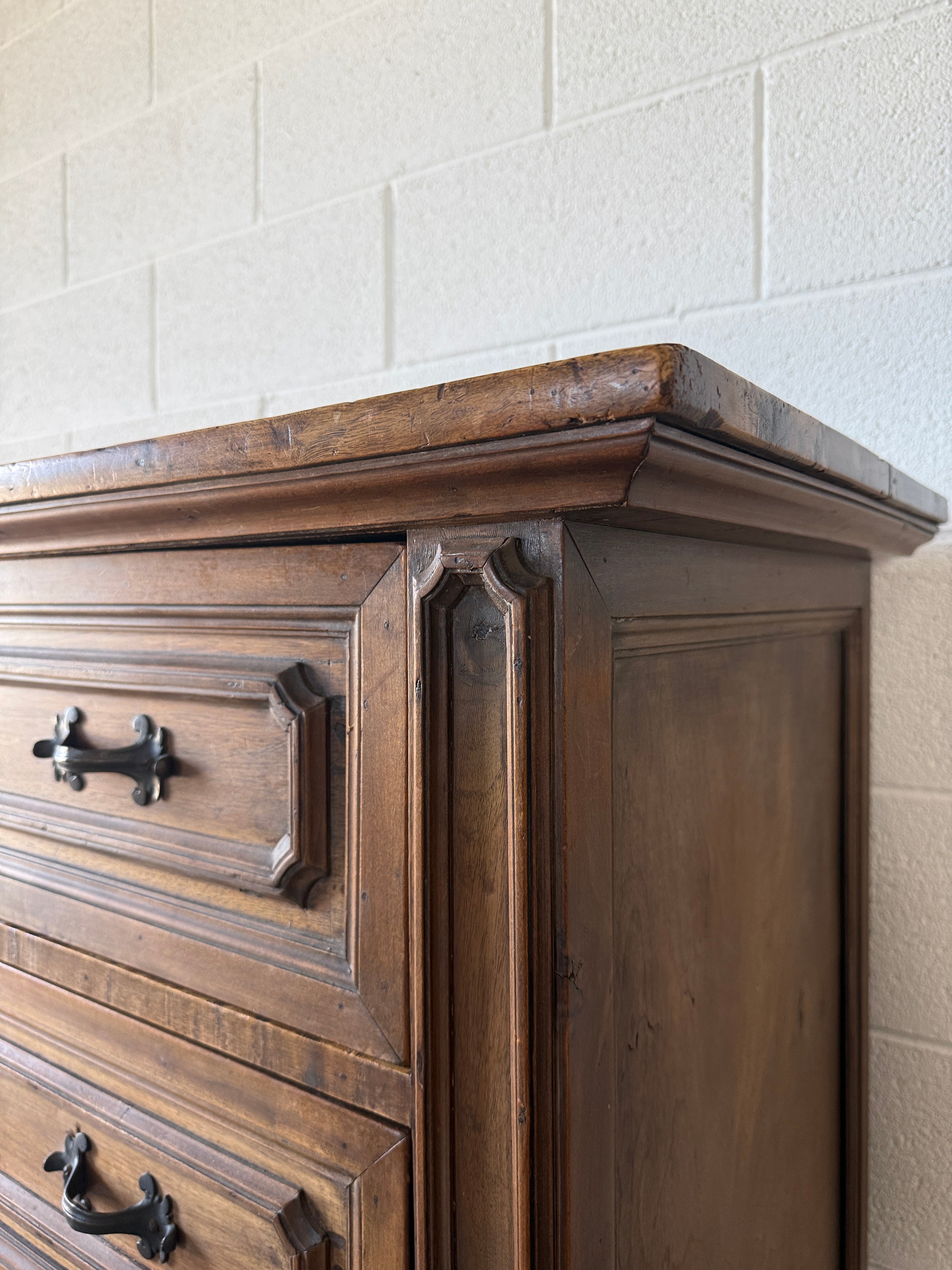 Antique French Walnut Chest of Drawers
