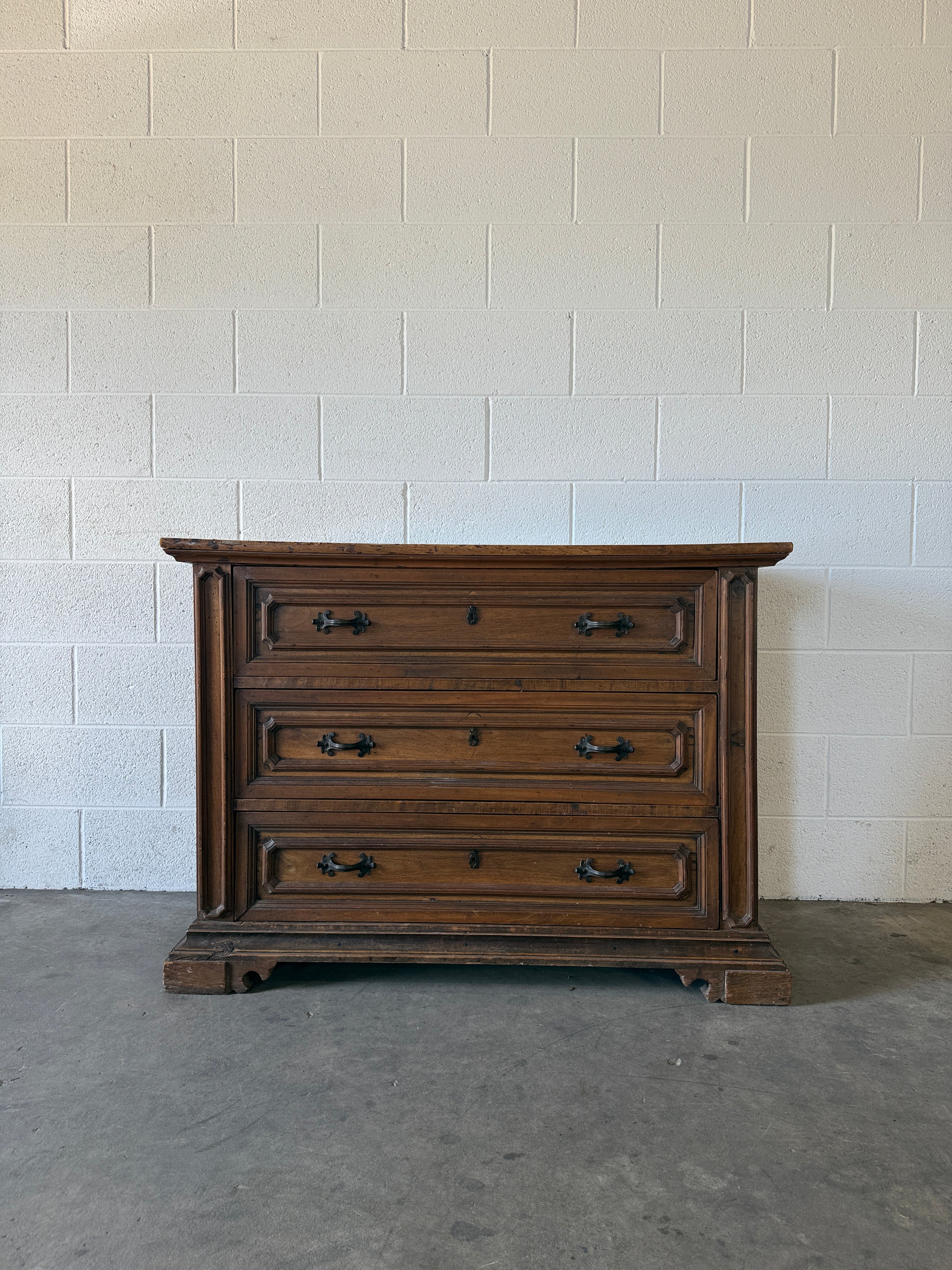 Antique French Walnut Chest of Drawers
