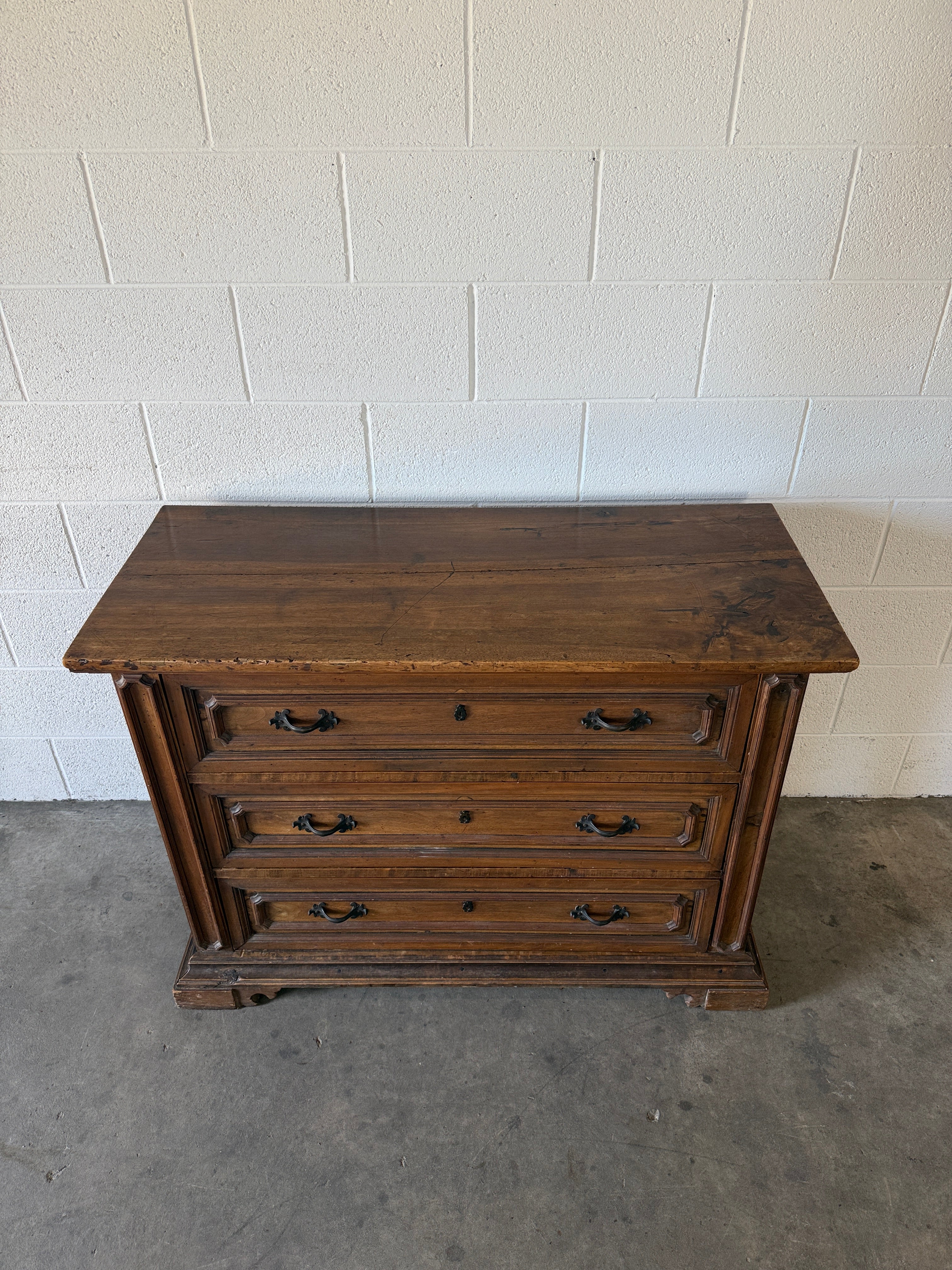 Antique French Walnut Chest of Drawers