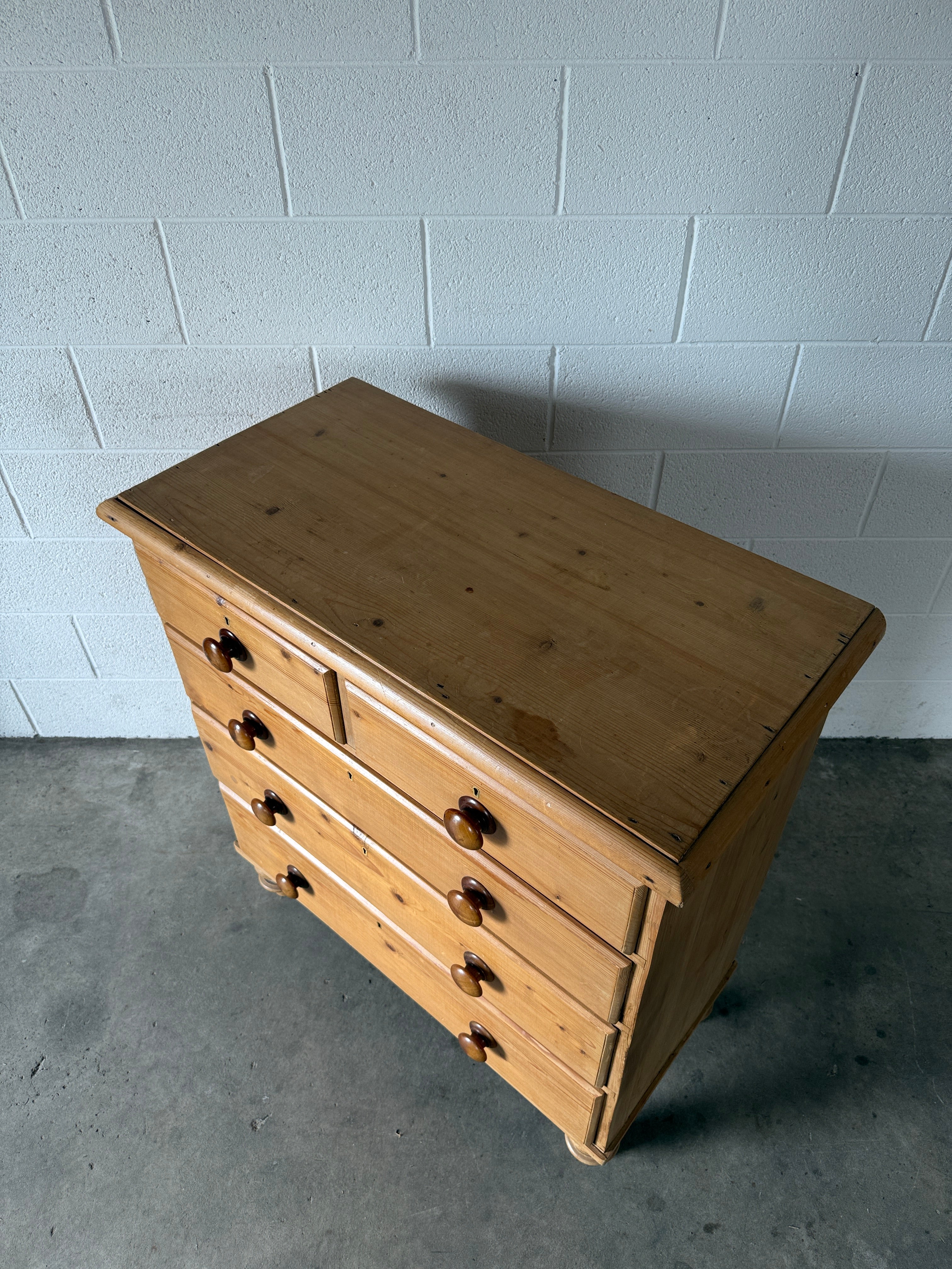 Antique Pine Chest of Drawers