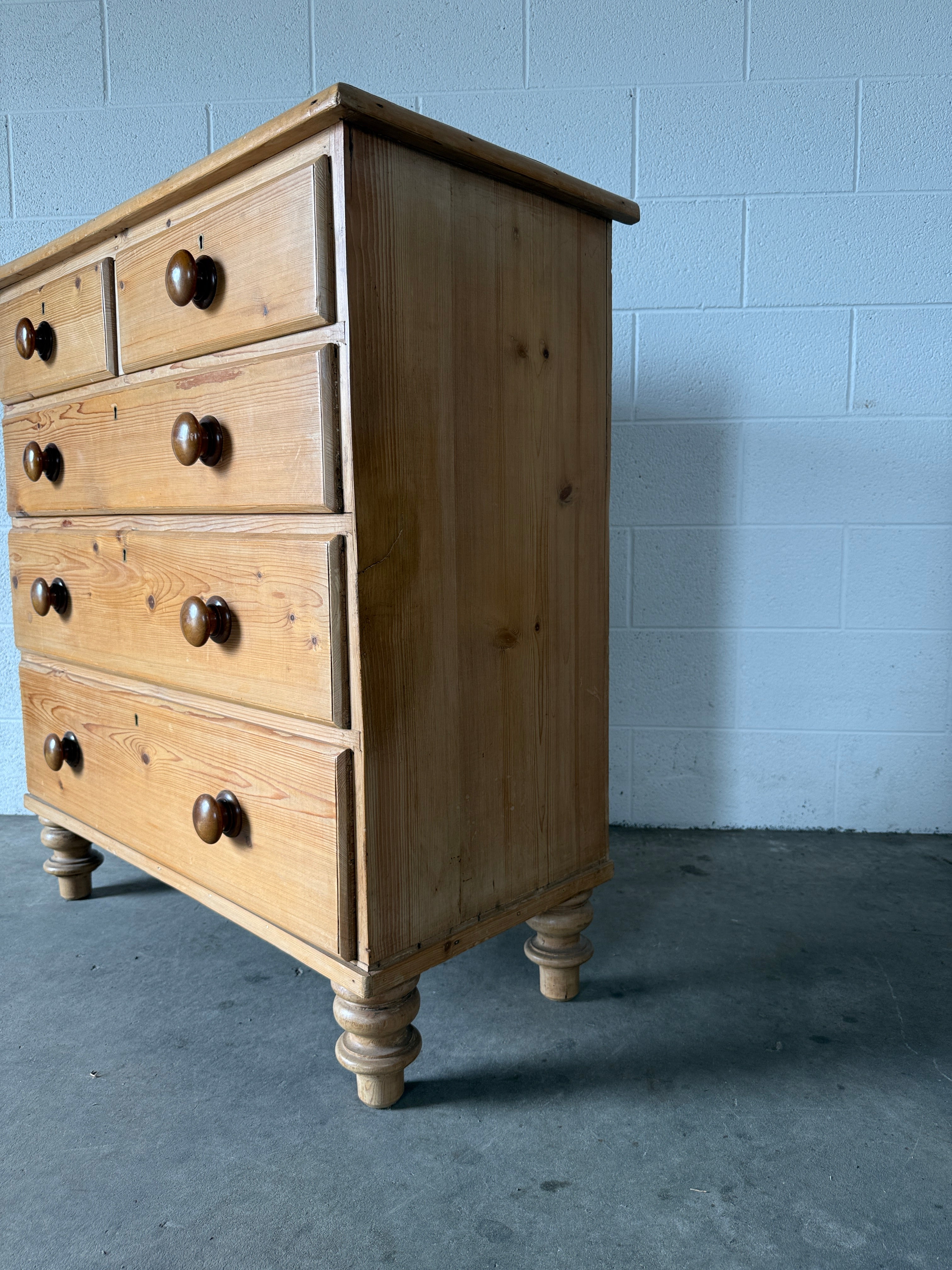 Antique Pine Chest of Drawers
