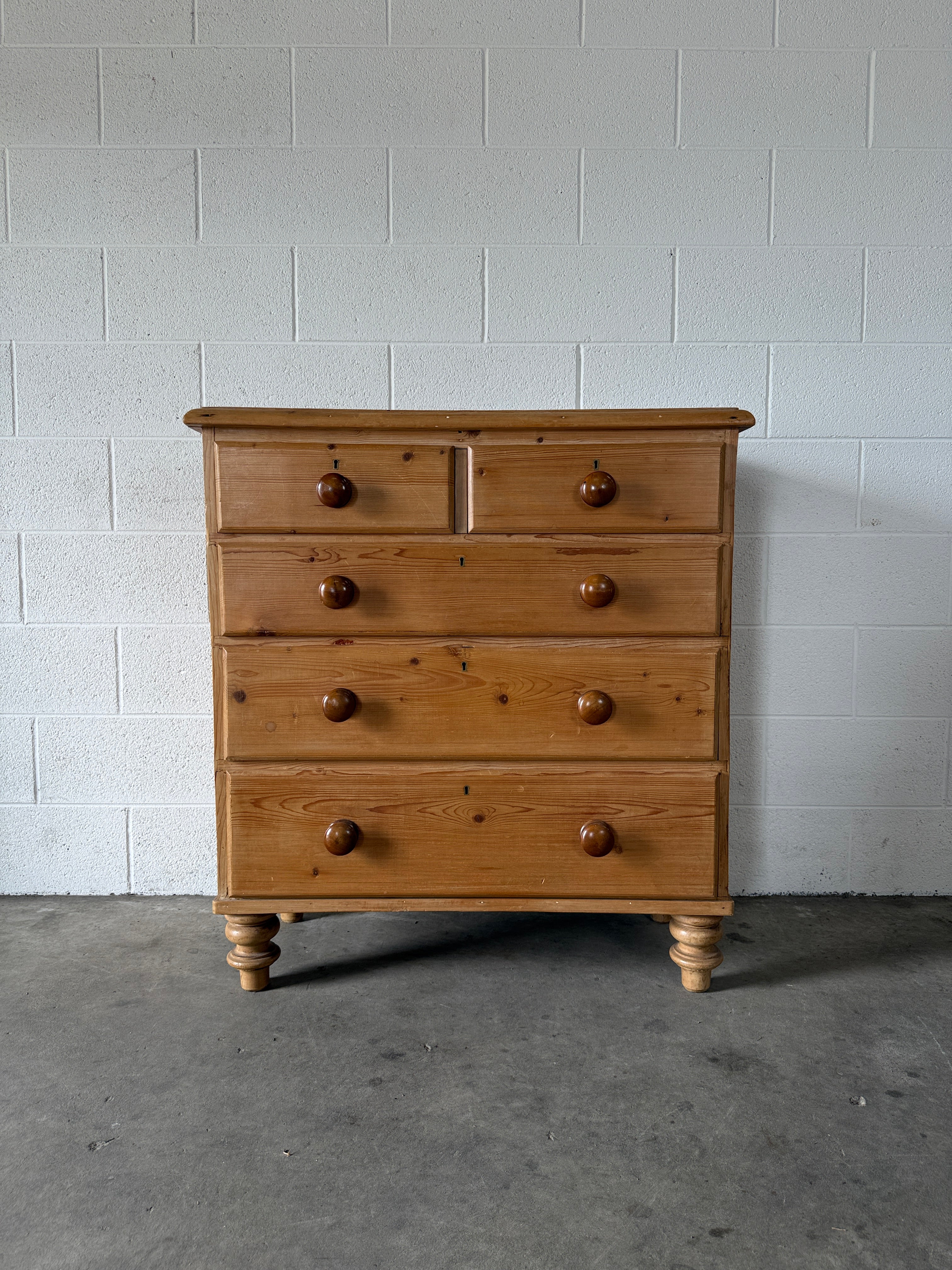Antique Pine Chest of Drawers