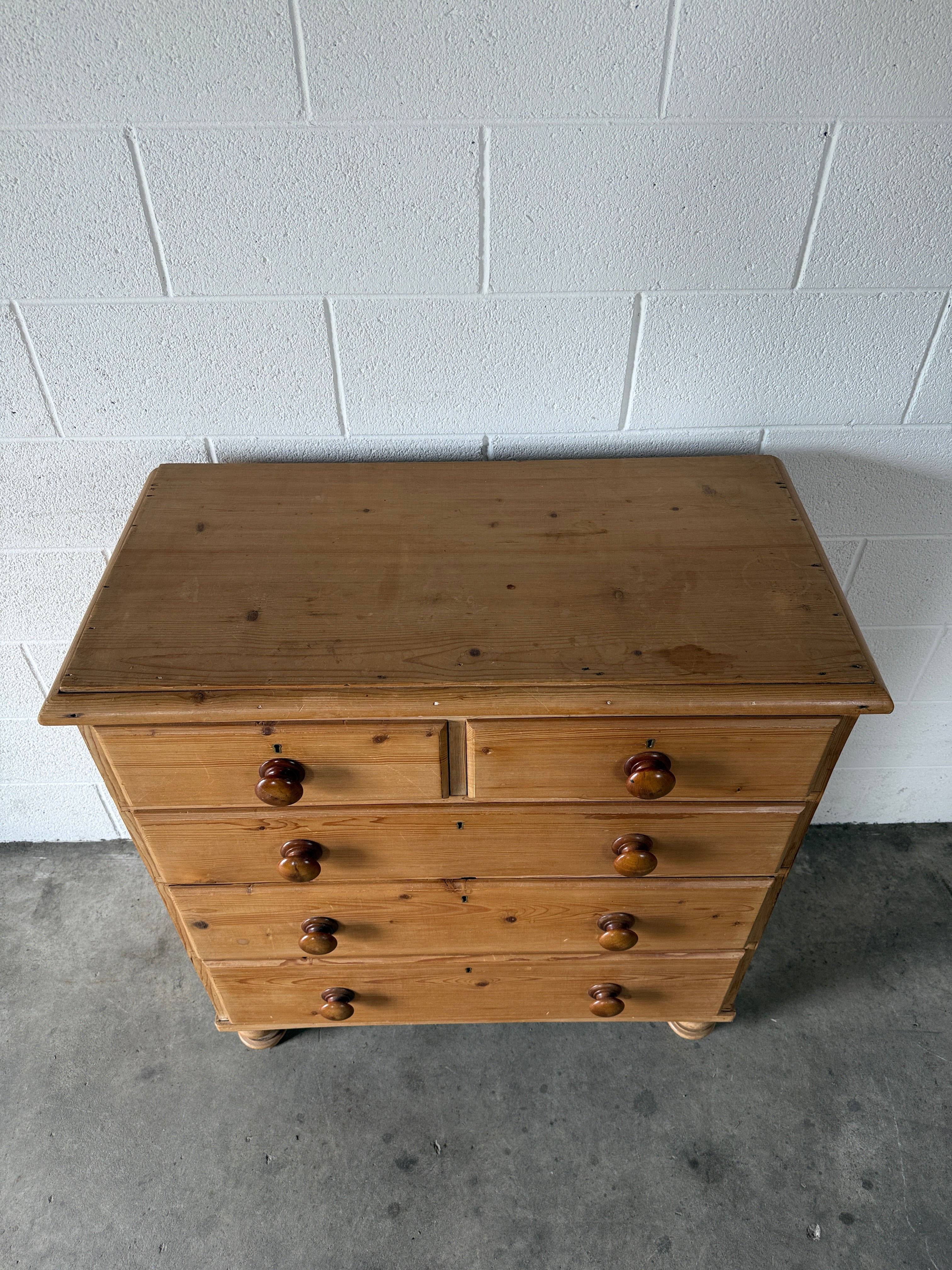 Antique Pine Chest of Drawers