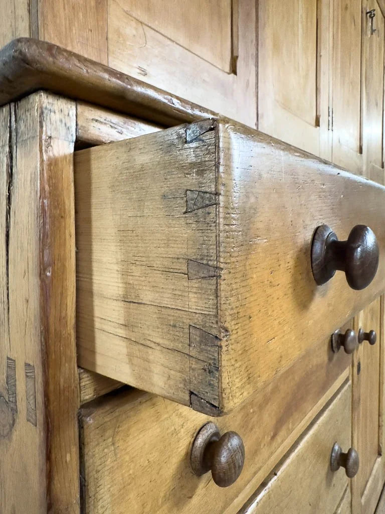 Large English antique housekeepers cupboard
