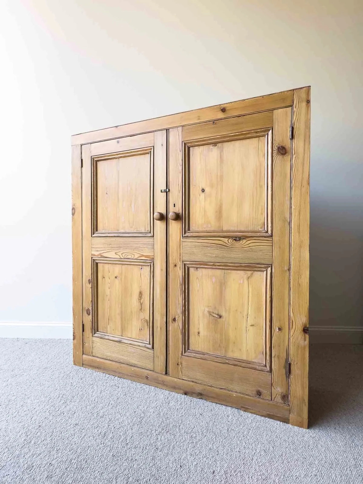 A large antique pine cupboard - House on Horizon