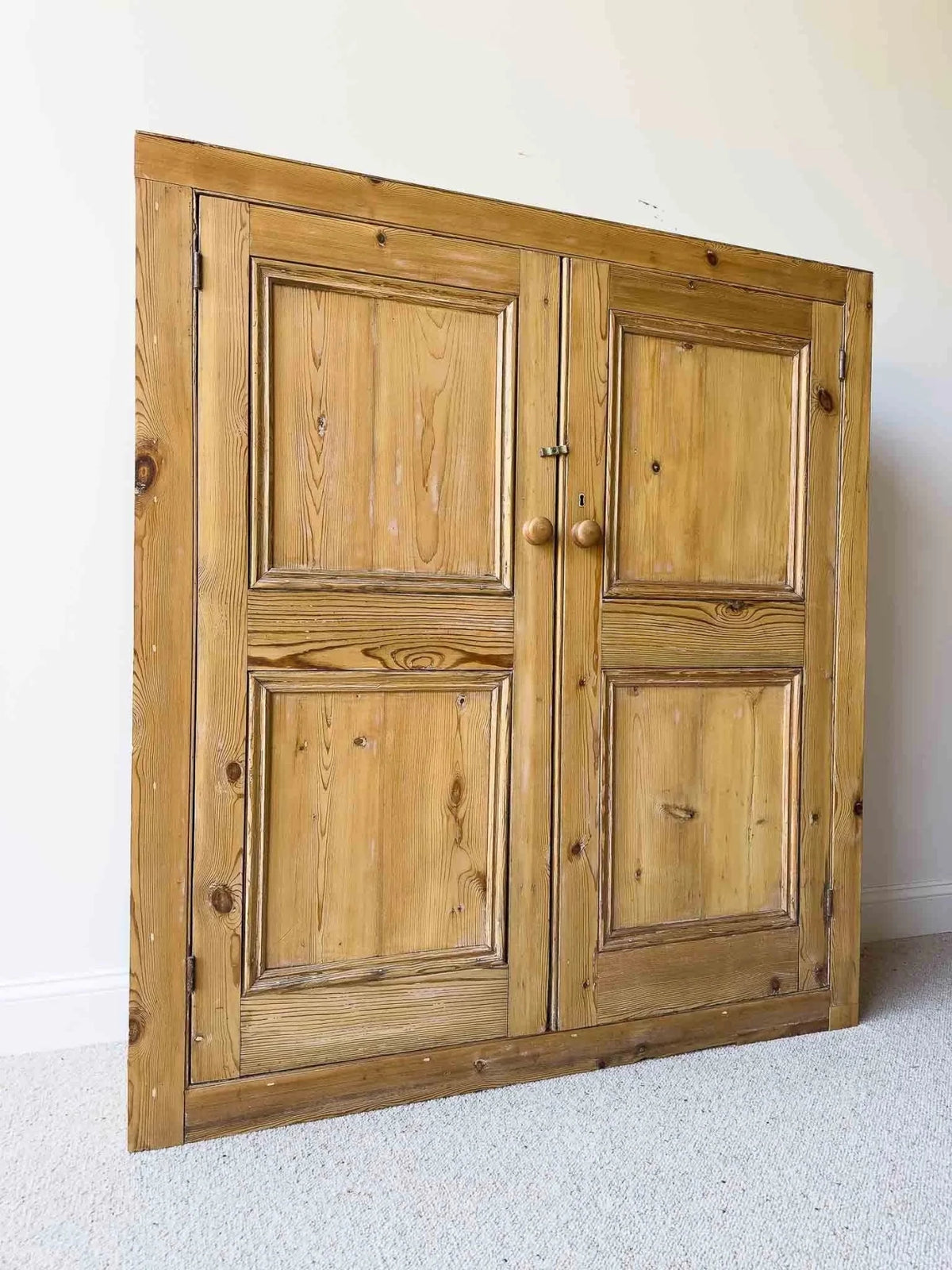 A large antique pine cupboard - House on Horizon