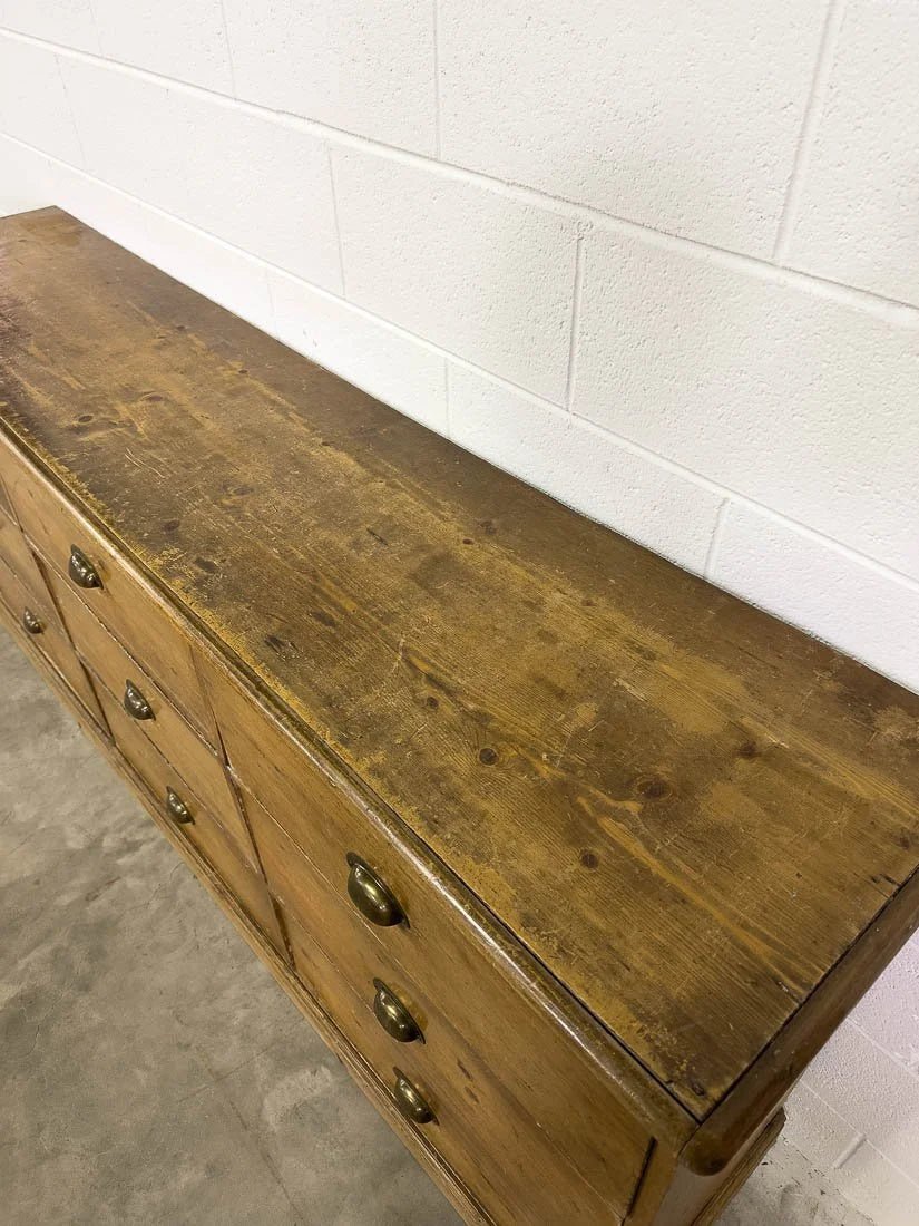 Antique bank of nine drawers - House on Horizon