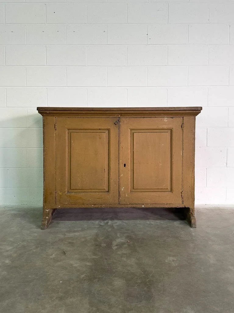 Antique cupboard with a shelved interior - House on Horizon