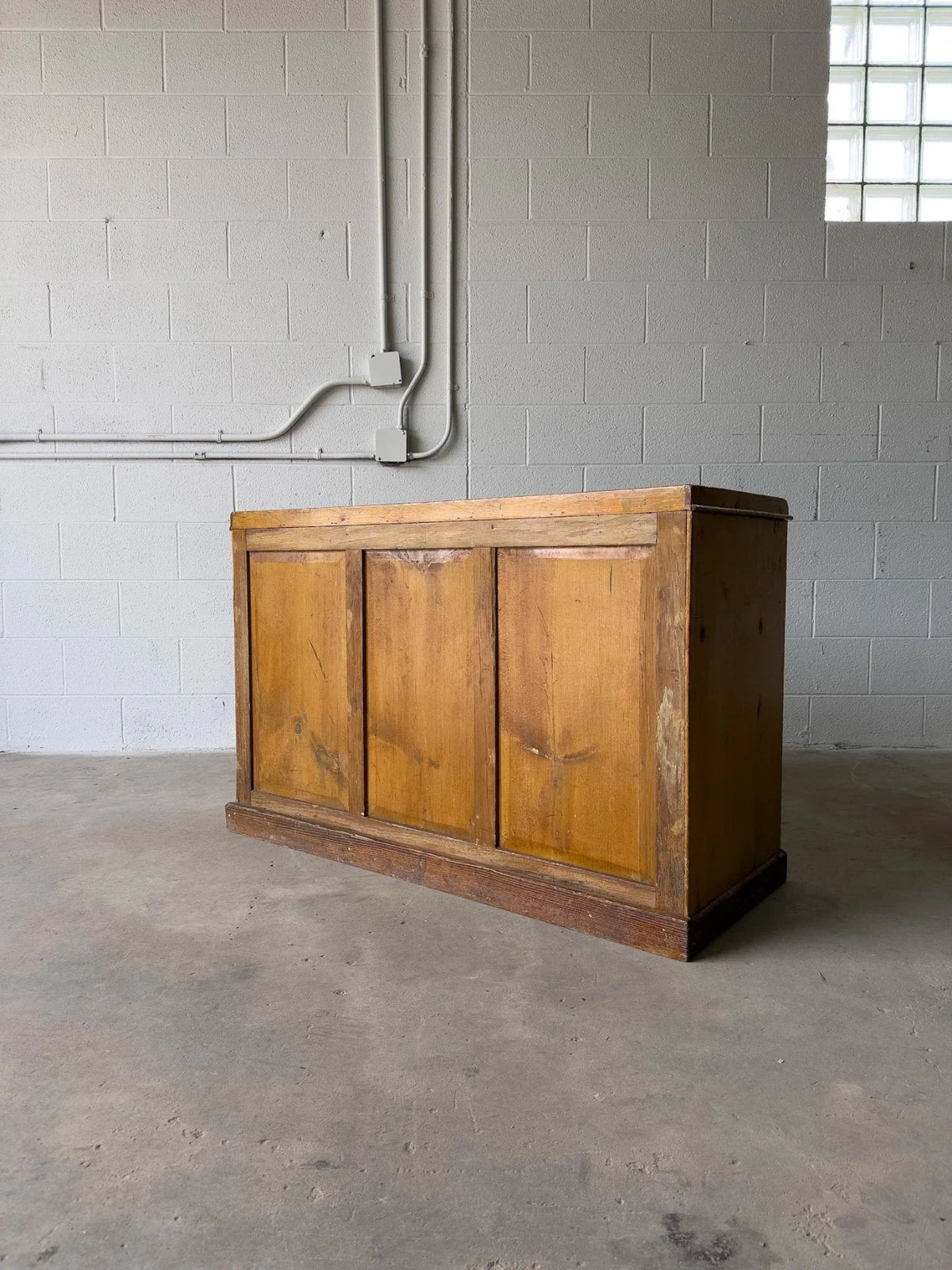 Antique English Desk or Sideboard - Classic Design - House on Horizon
