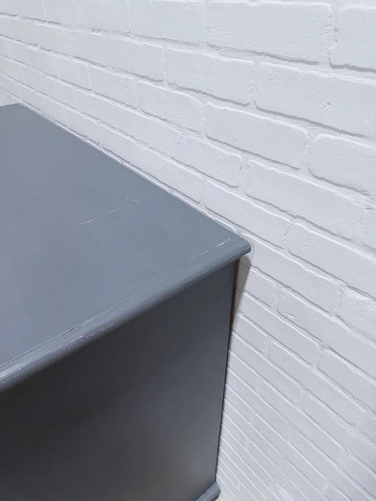Antique English drawers in blue - House on Horizon