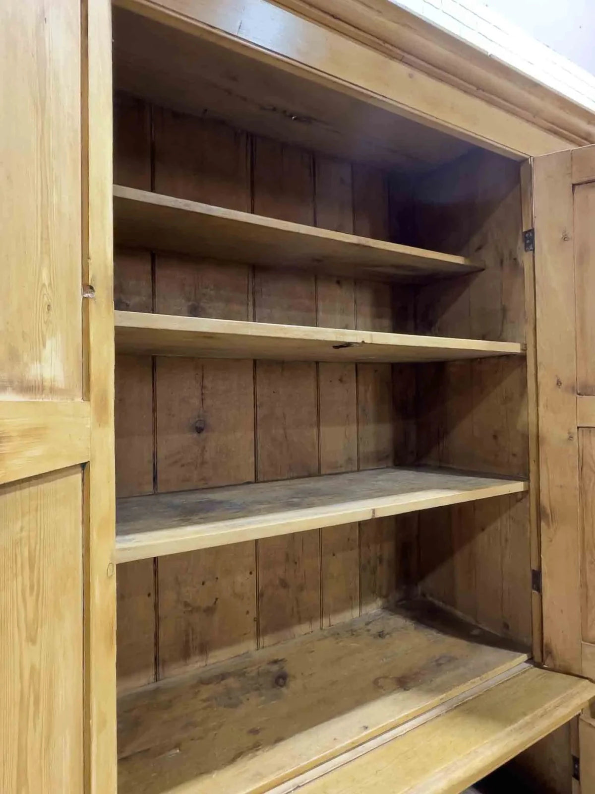 Antique English housekeepers cupboard - House on Horizon