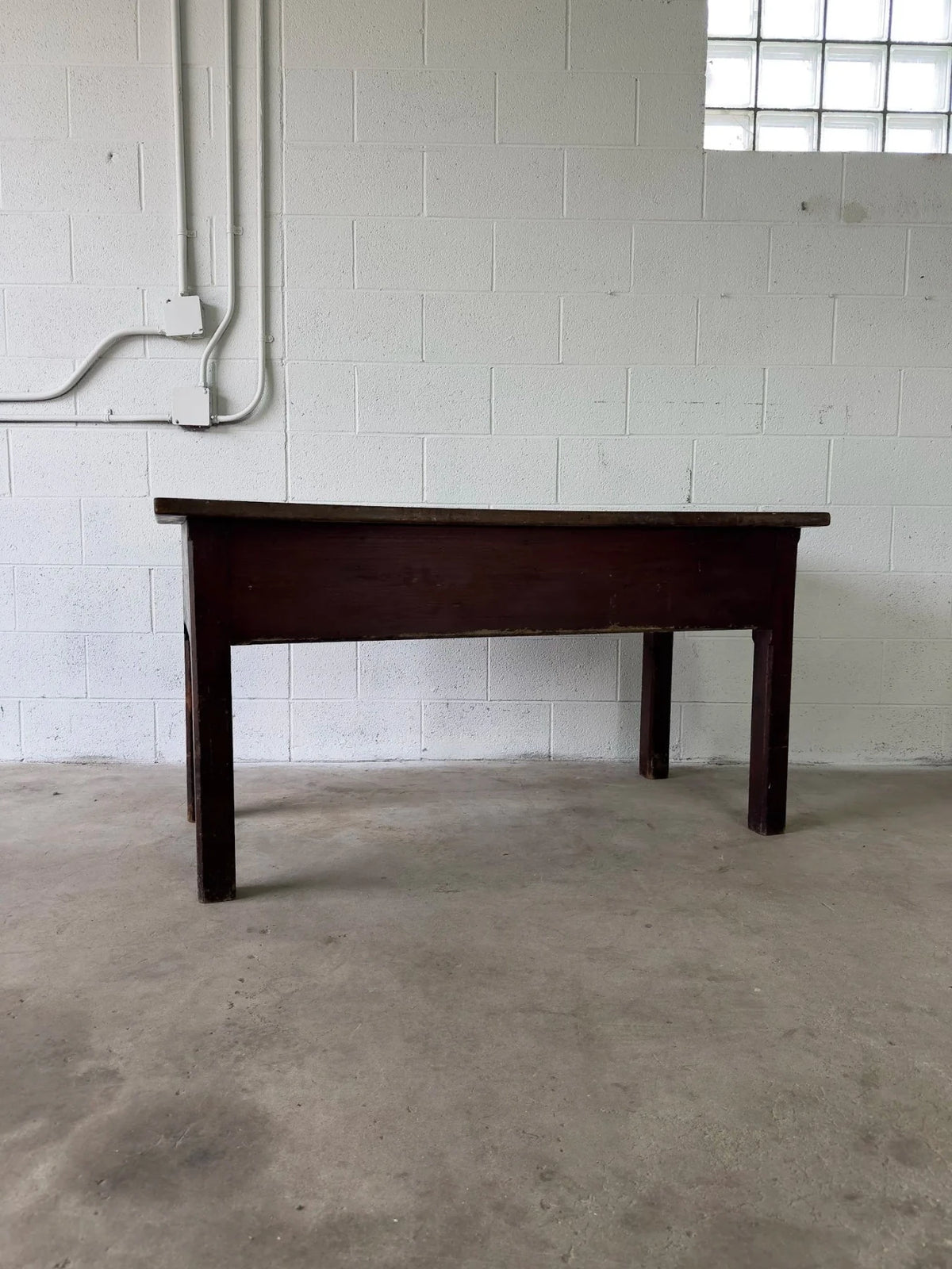 Antique English oak buffet - House on Horizon