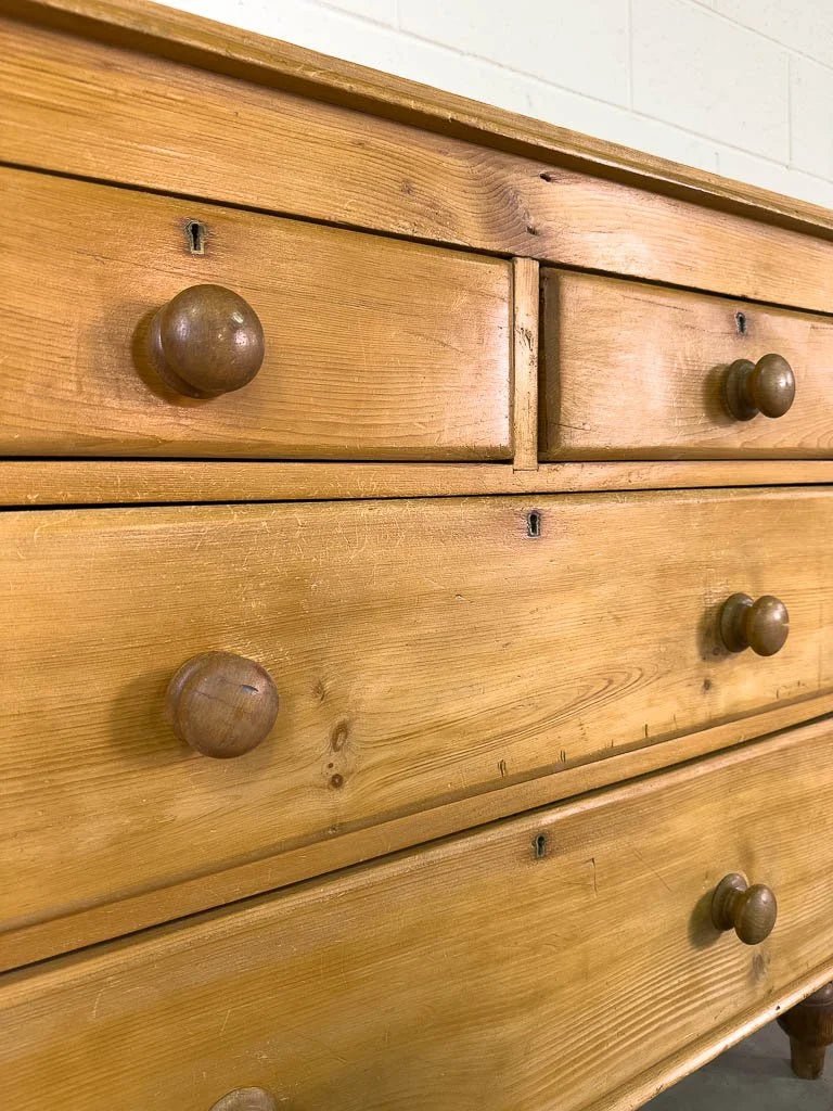 Antique English pine dresser - House on Horizon