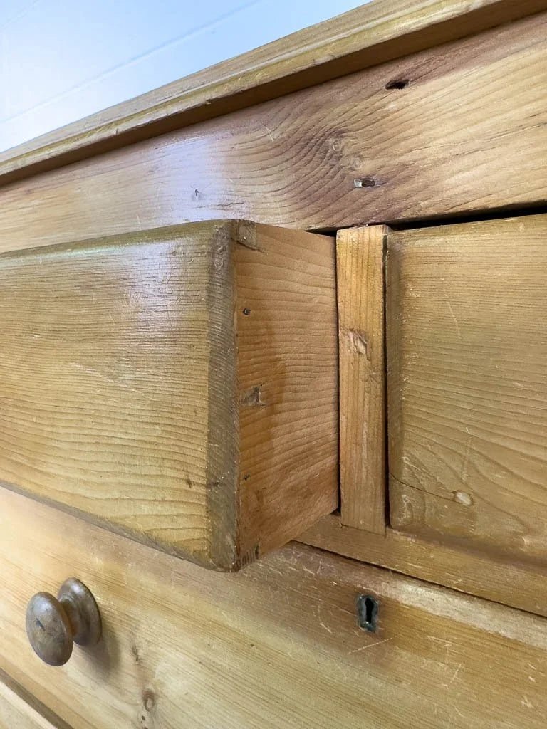 Antique English pine dresser - House on Horizon