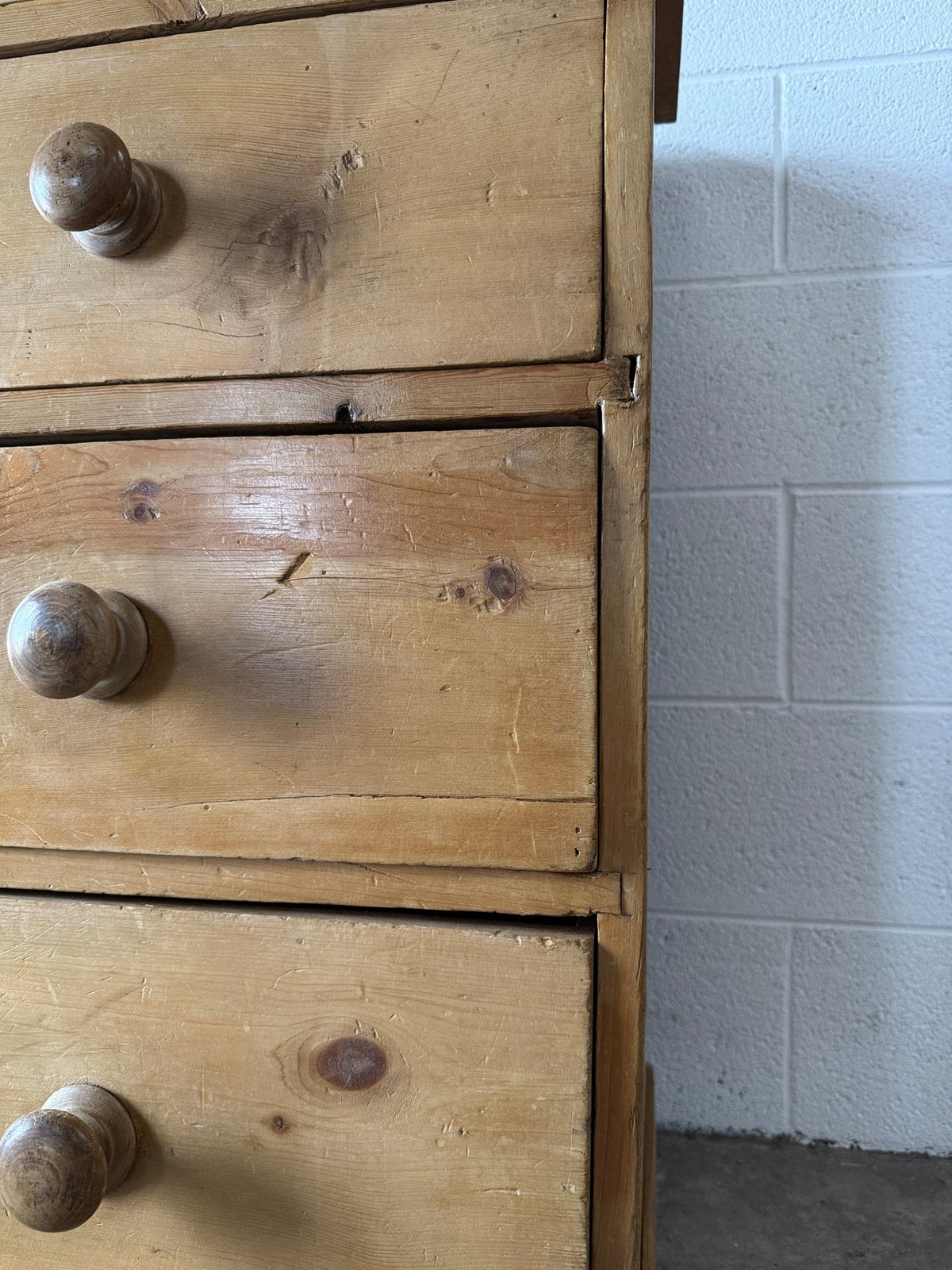 Antique English pine dresser or chest of drawers - House on Horizon