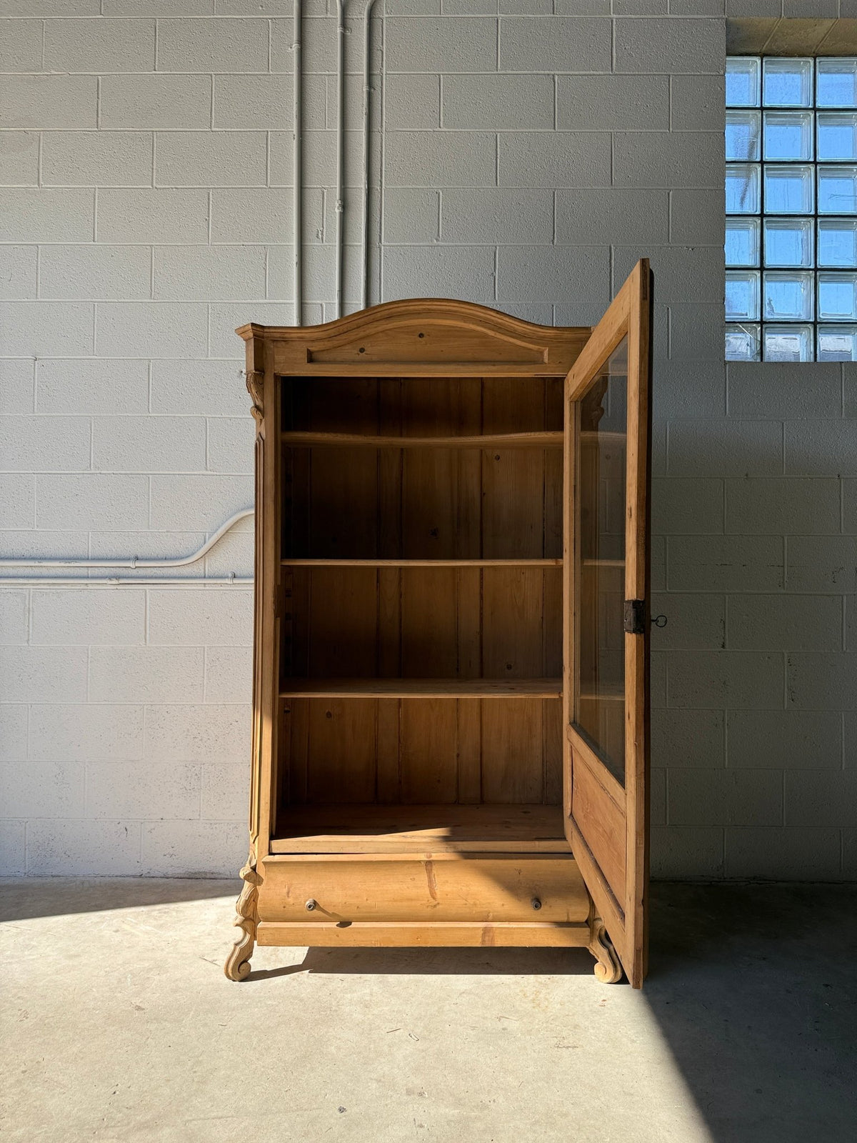 Antique European bookcase - House on Horizon