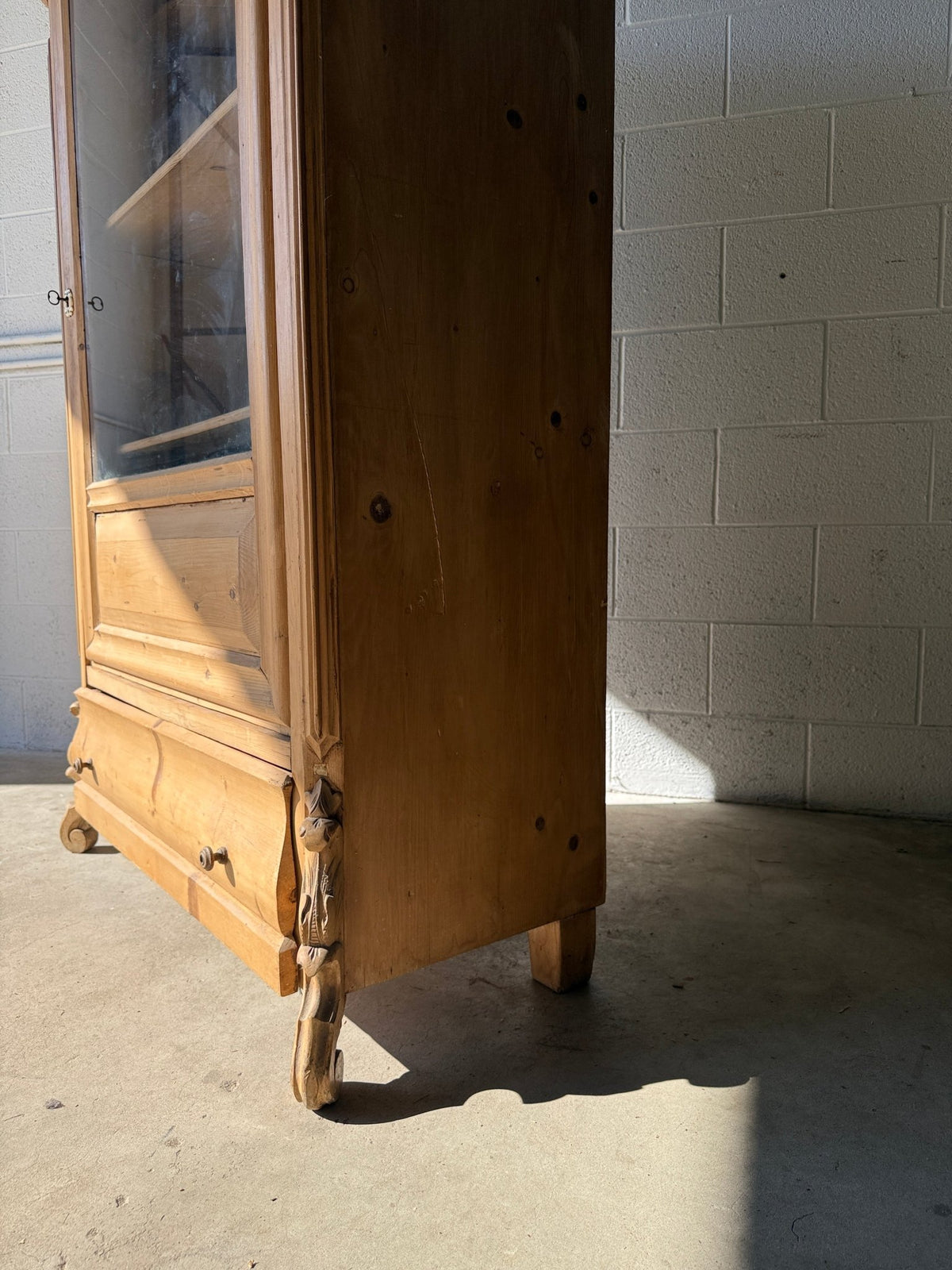 Antique European bookcase - House on Horizon